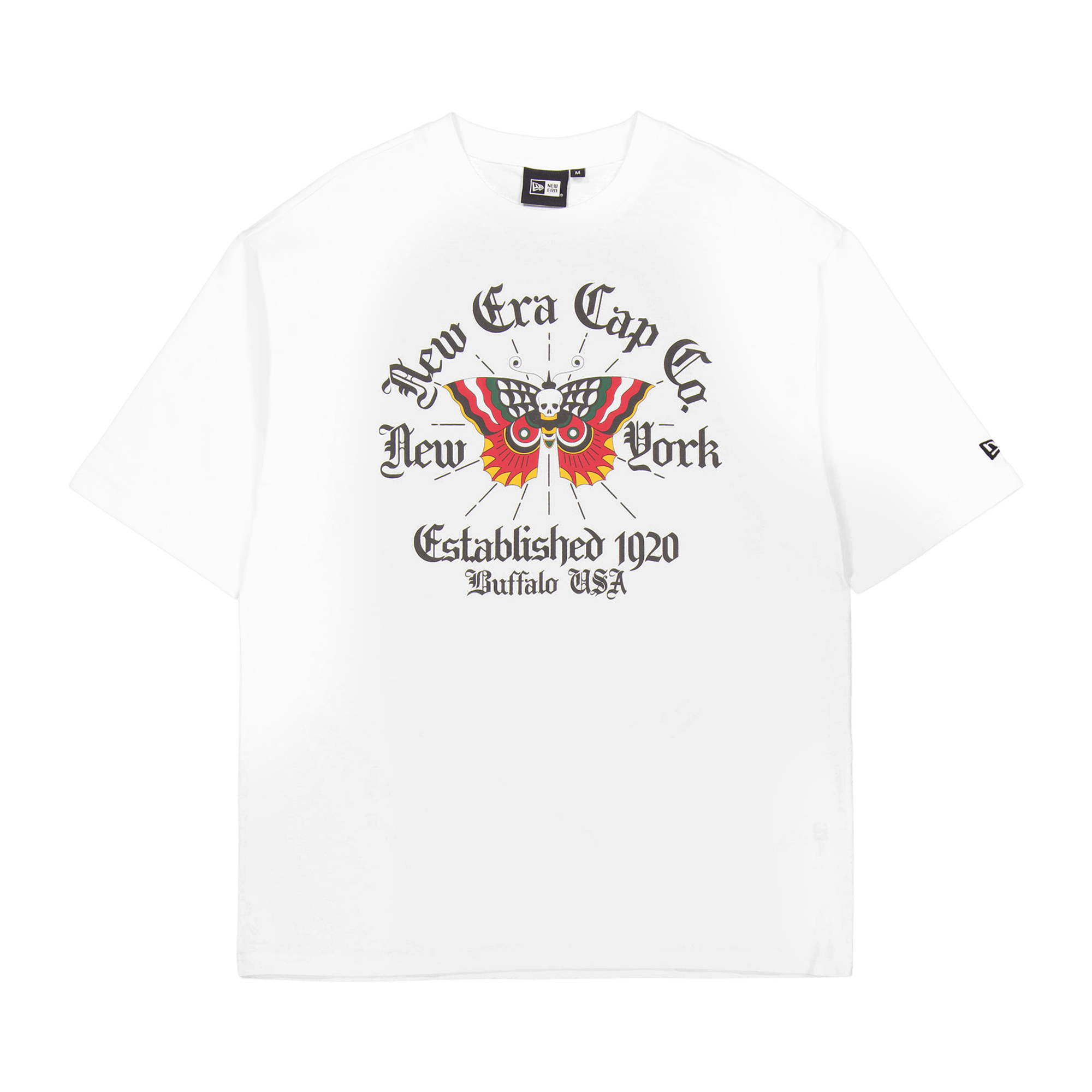 Ne Graphic Os Tee Newera Whiblk