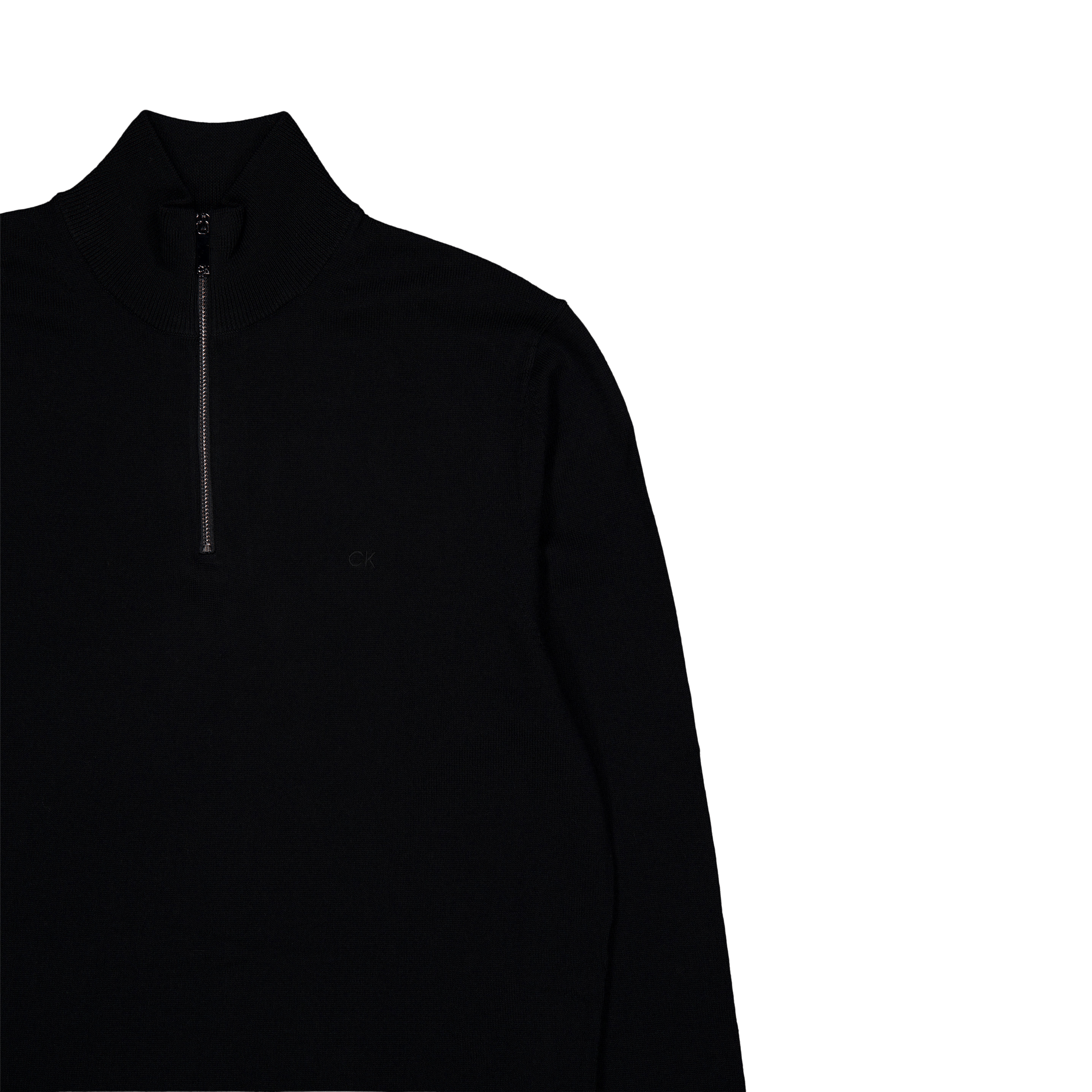 Calvin Klein Merino Quarter Zip Beh - Bild 3