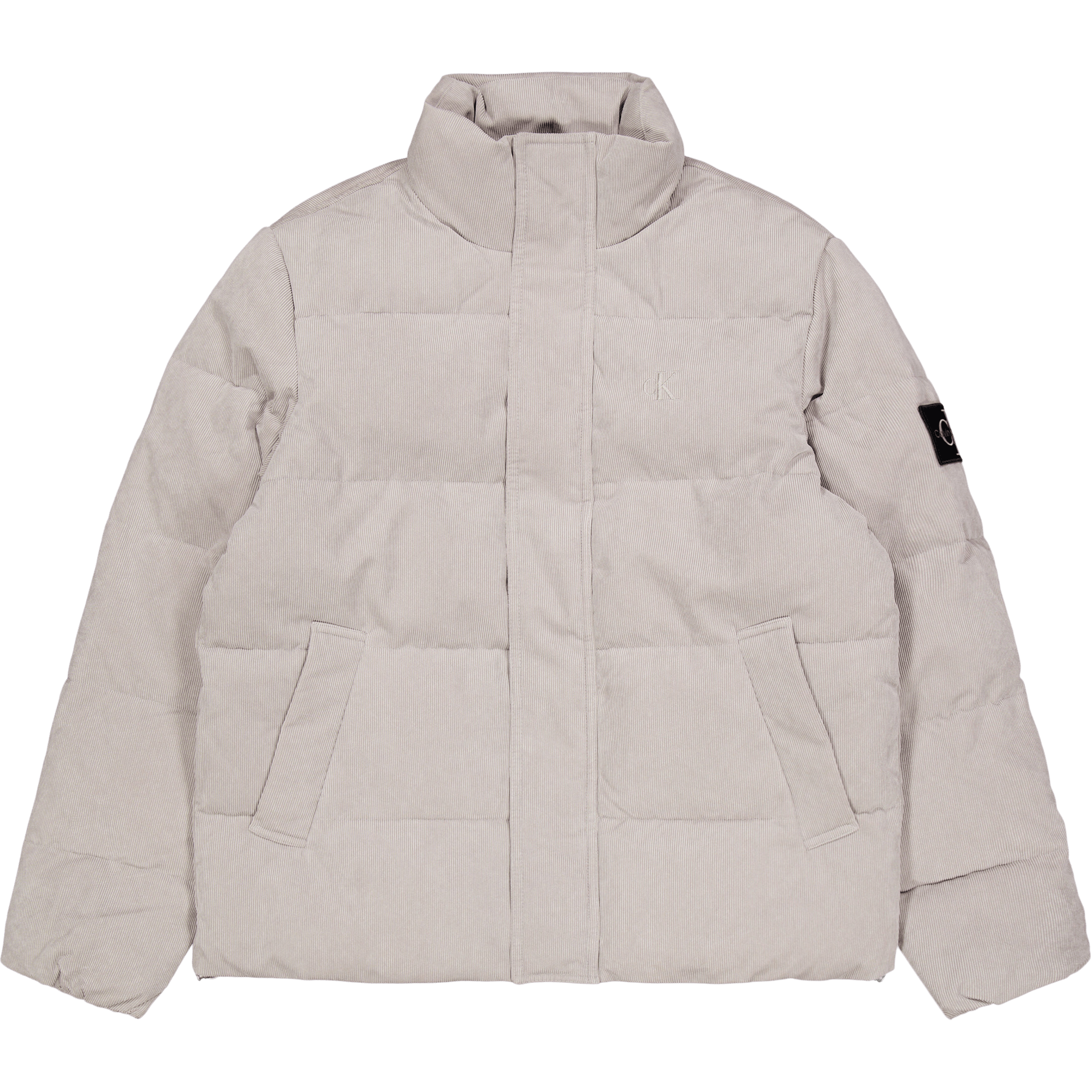 Calvin Klein JeansCorduroy Puffer Pee - Porpoise, Male, Apparels, jackets, Beige, L