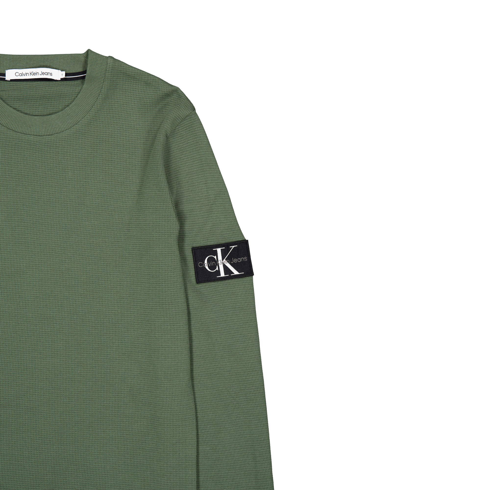 Waffle Ls Tee Llp - Thyme - Bild 3