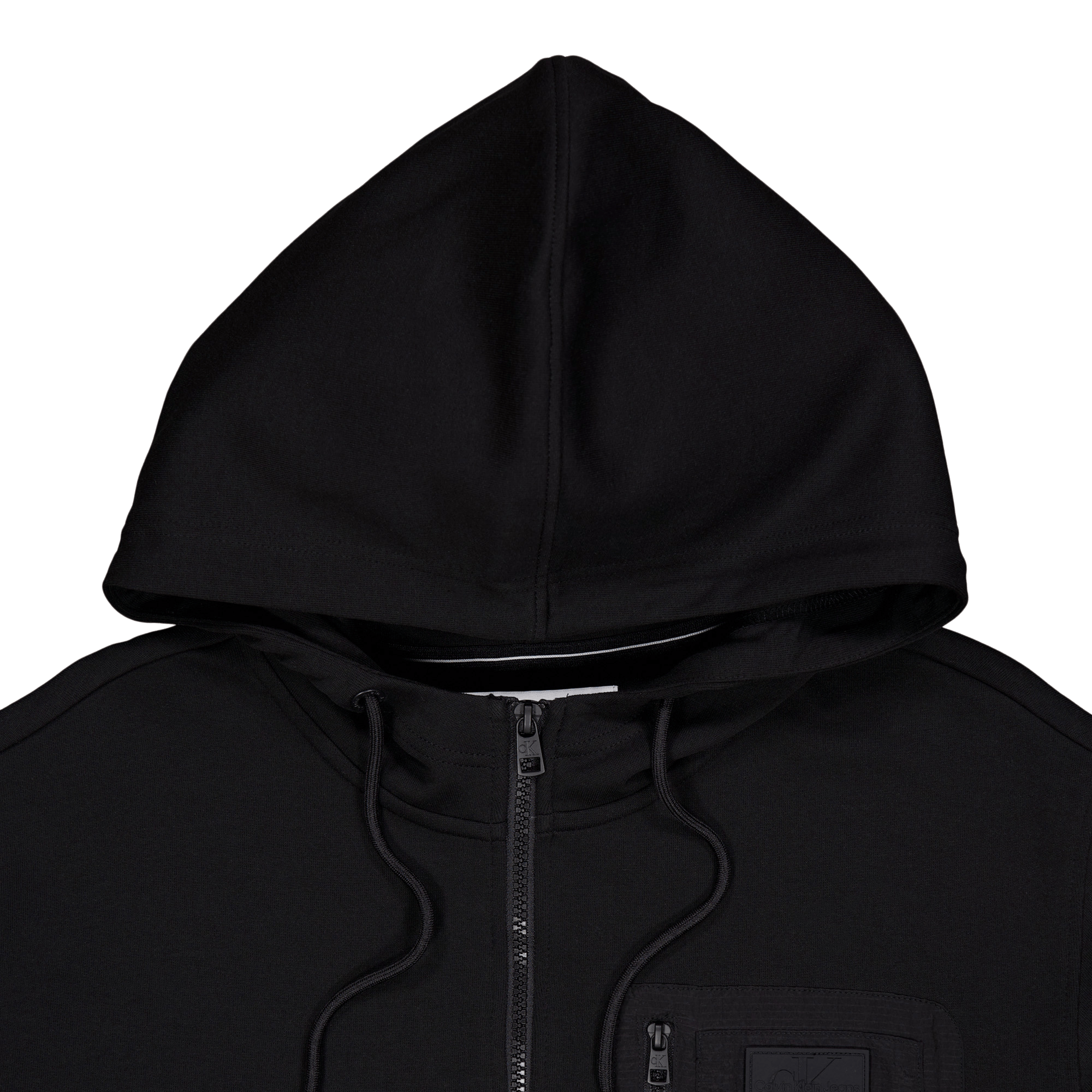 Mix Media Zip Through Hoodie Beh - Bild 3