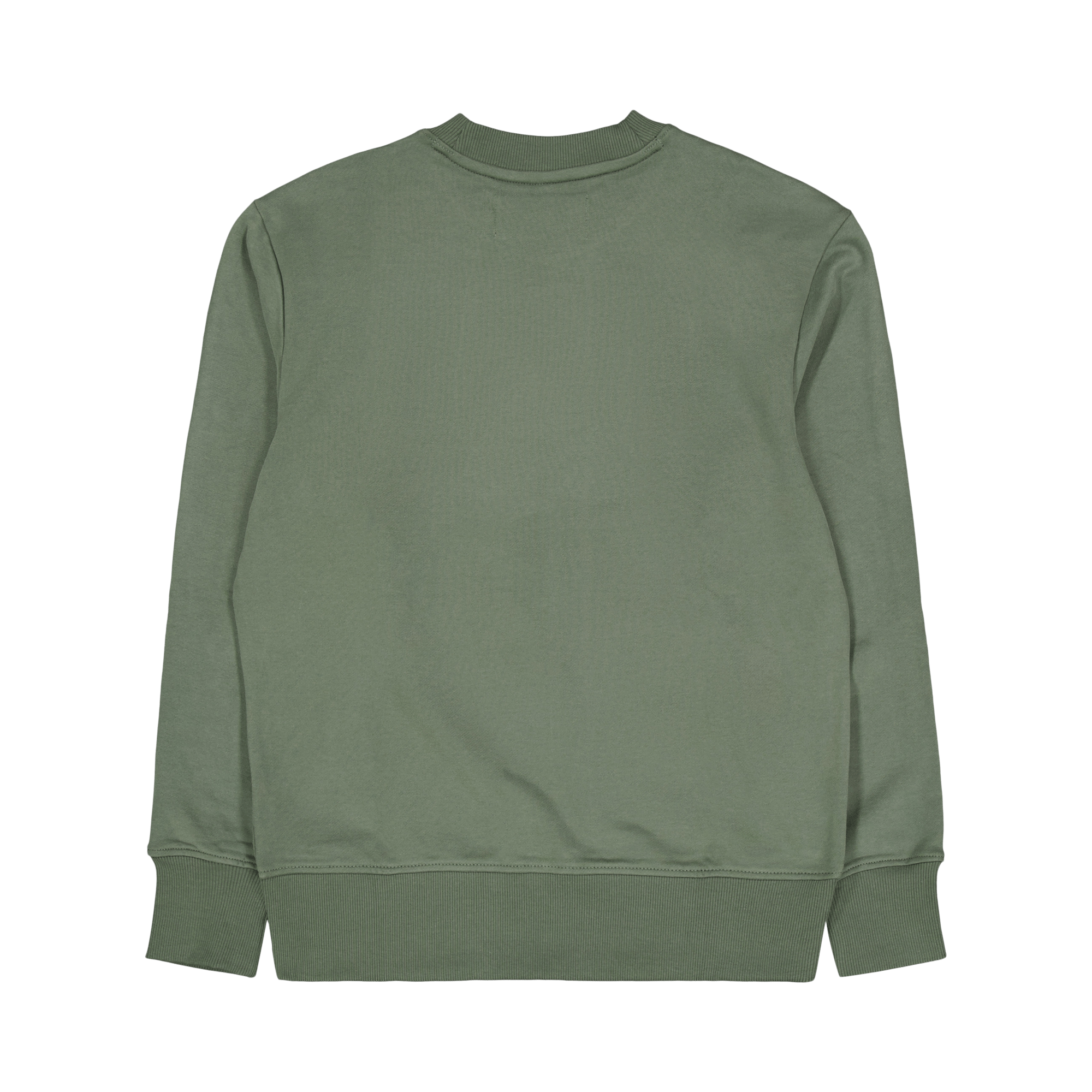 Woven Tab Crew Neck Llp - Thyme - Bild 2