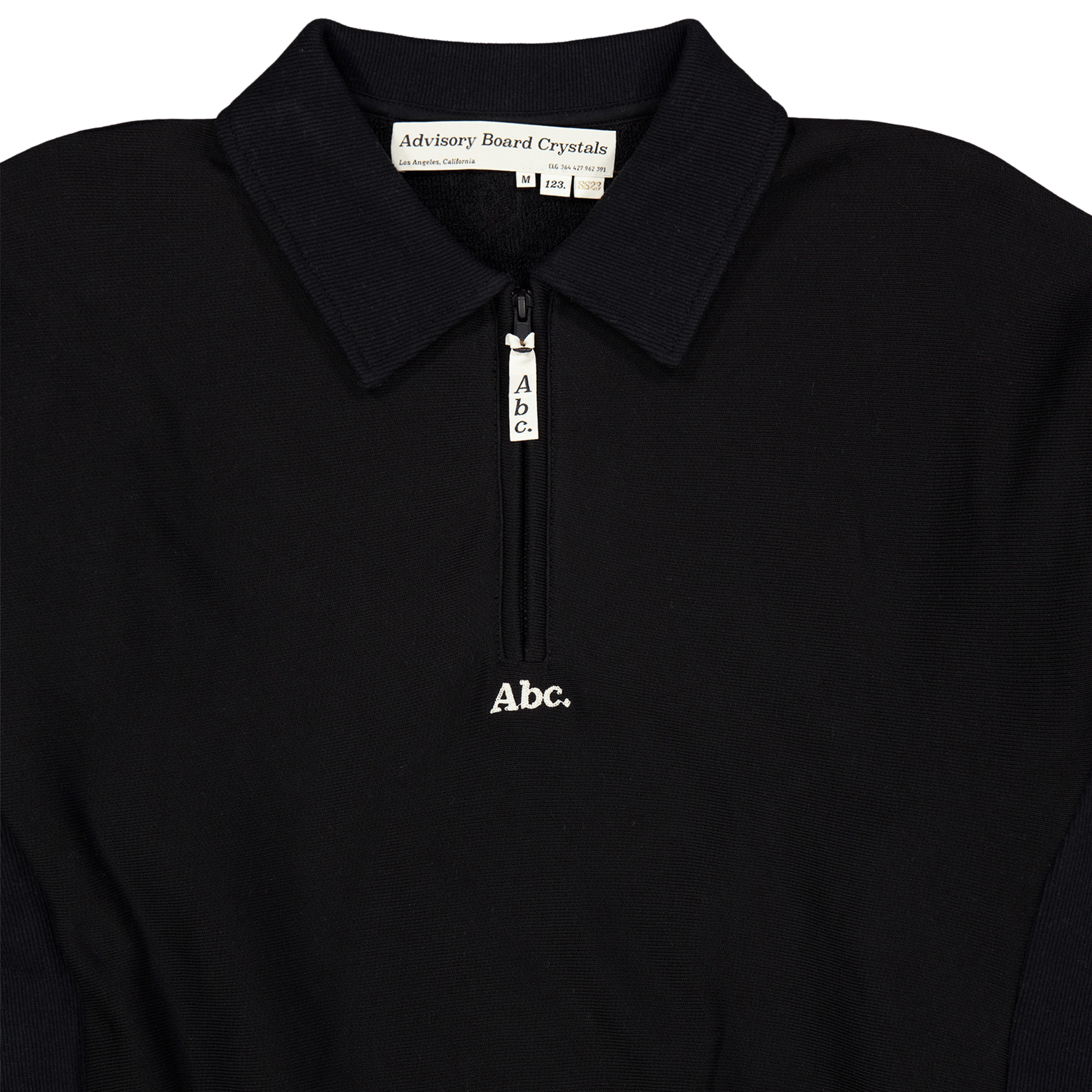 Abc. 123. Quarter Zip Sweatshi Black - Bild 3