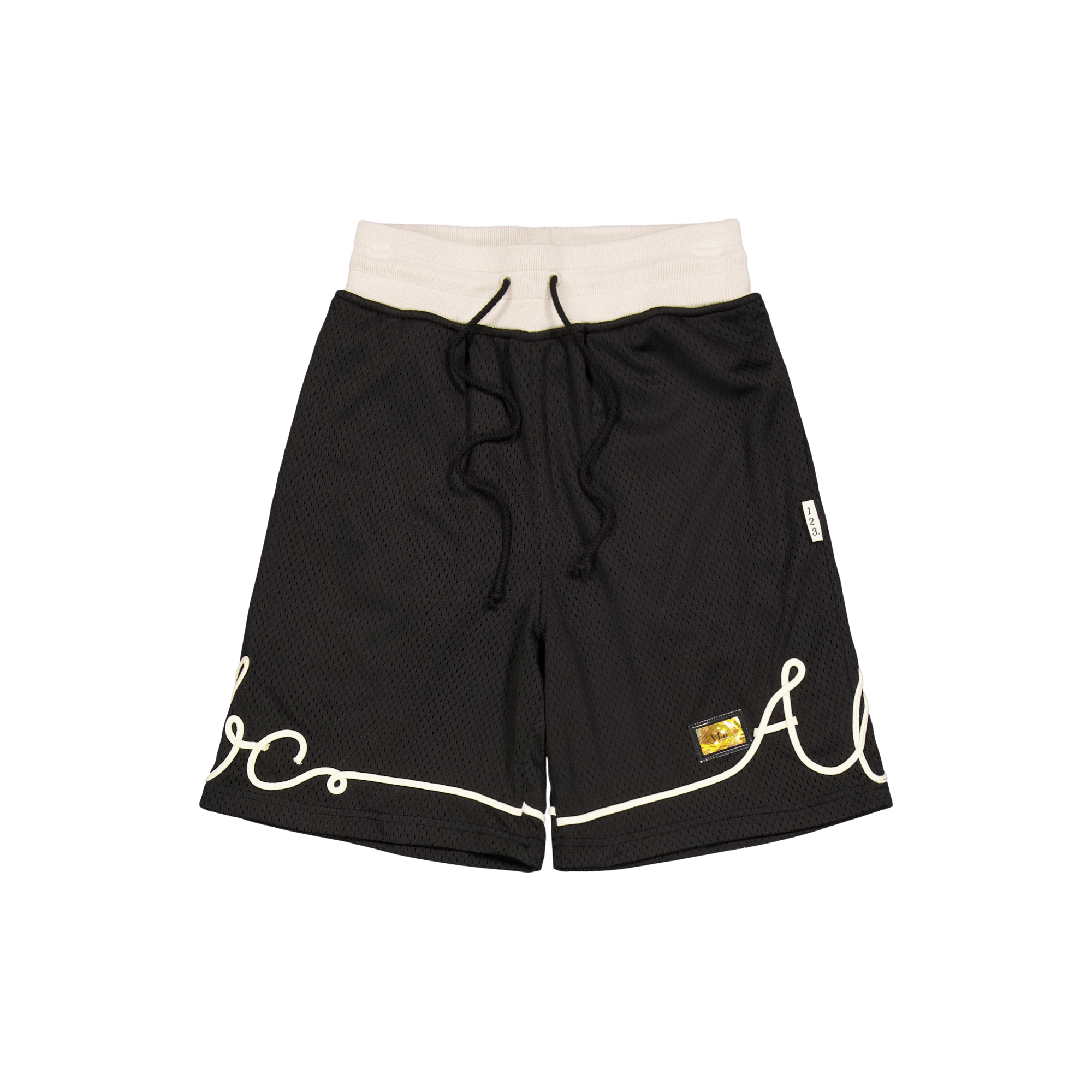 Abc. 123. Soutache Basketball  Black