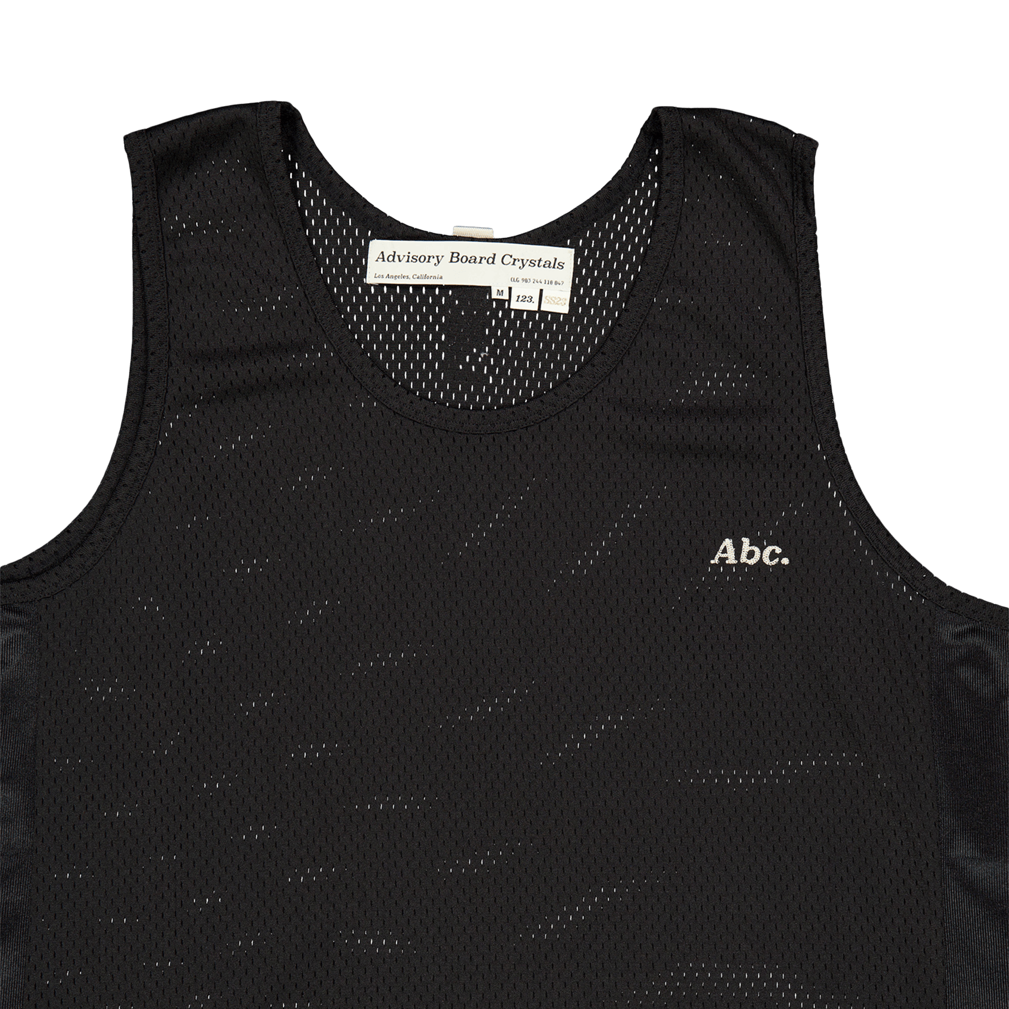 Abc. 123. Mesh Satin Tank Top Black - Bild 3