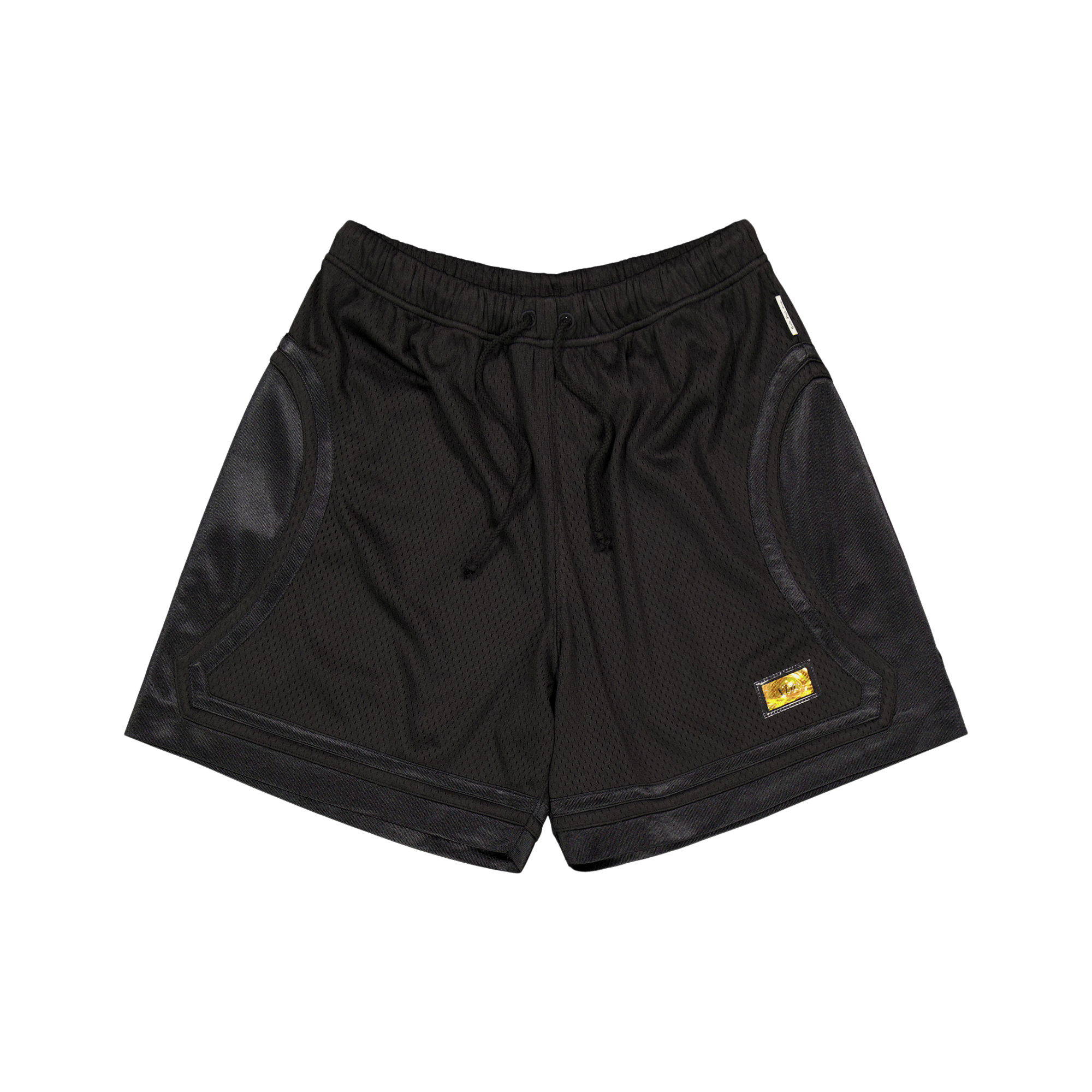 Abc. 123. Mesh Satin Basketbal Black