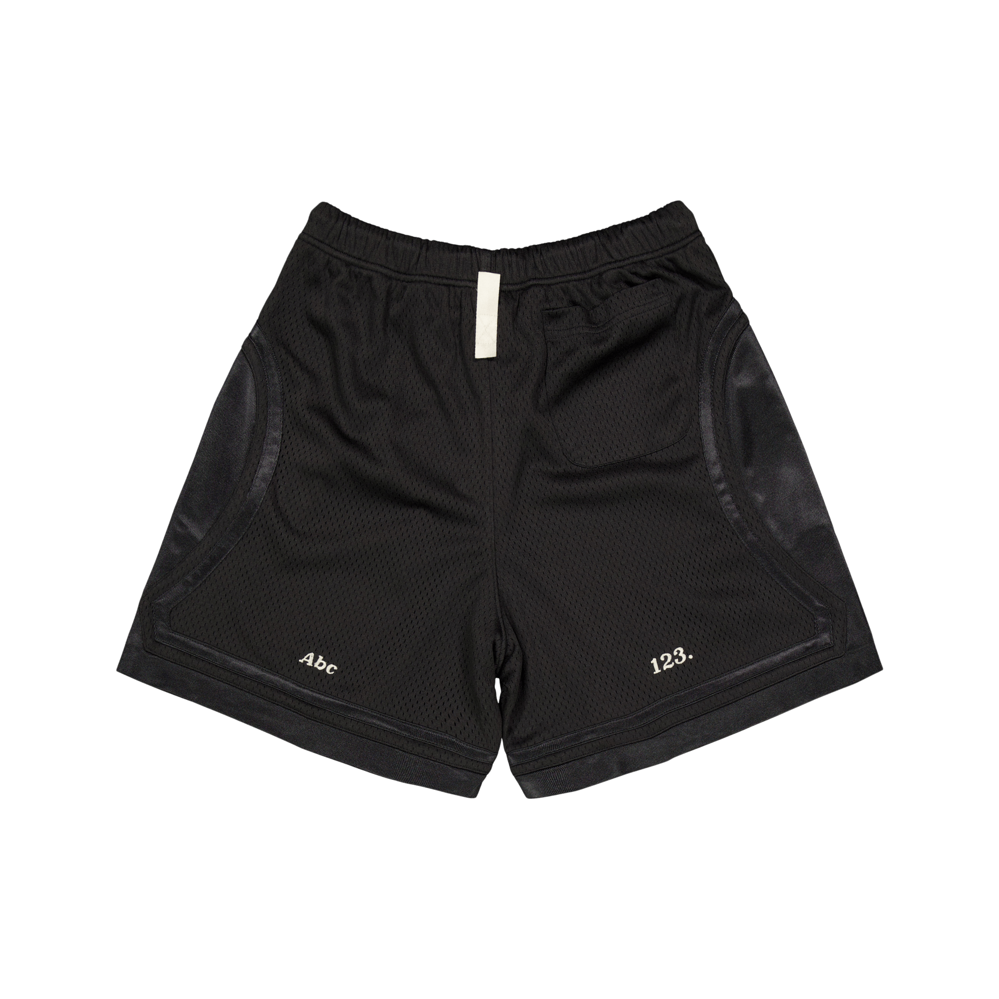 Abc. 123. Mesh Satin Basketbal Black - Bild 2