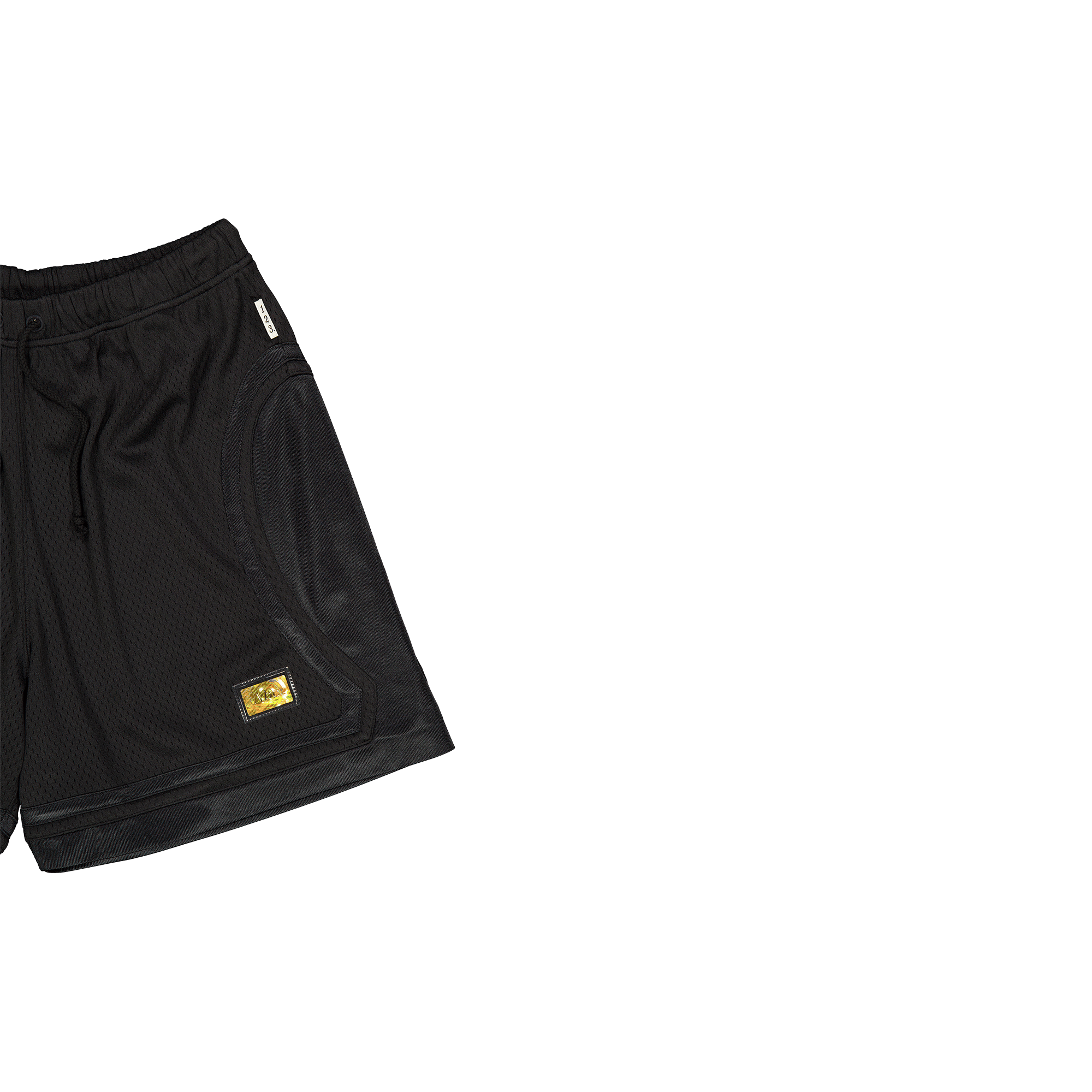 Abc. 123. Mesh Satin Basketbal Black - Bild 4