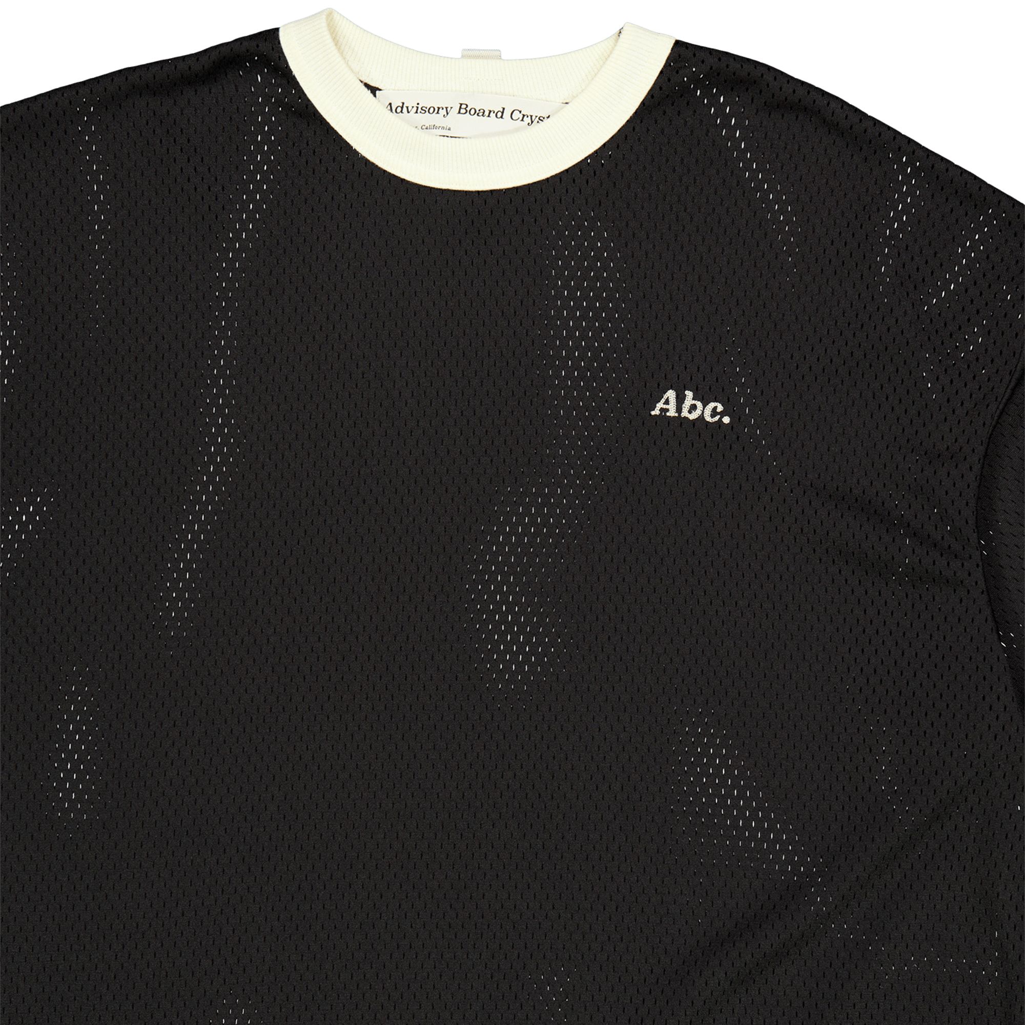 Abc. 123 Mesh Ringer T-shirt Black - Bild 3