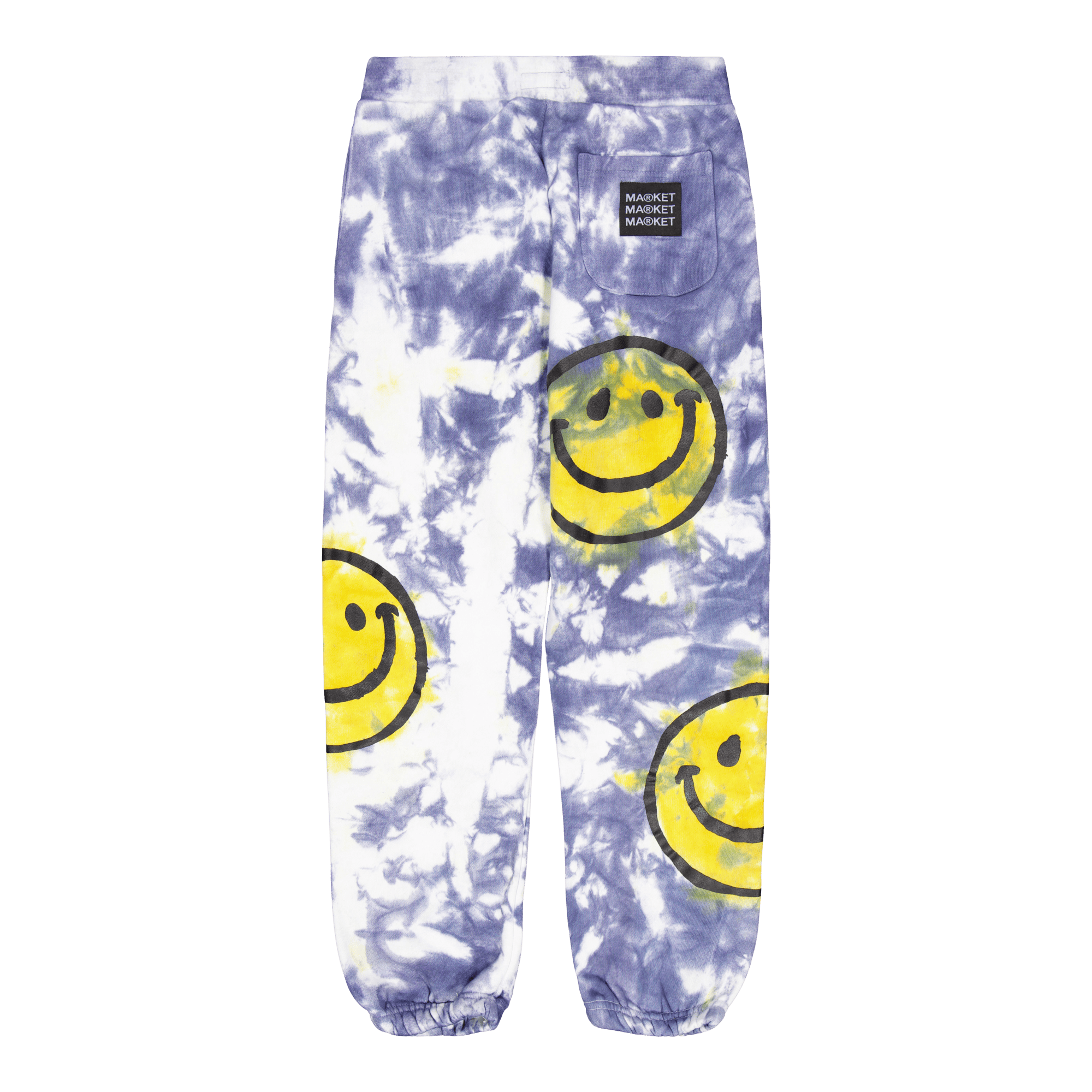 Smiley Sun Dye Sweatpant Yellow Blue Tie-dye - Bild 3