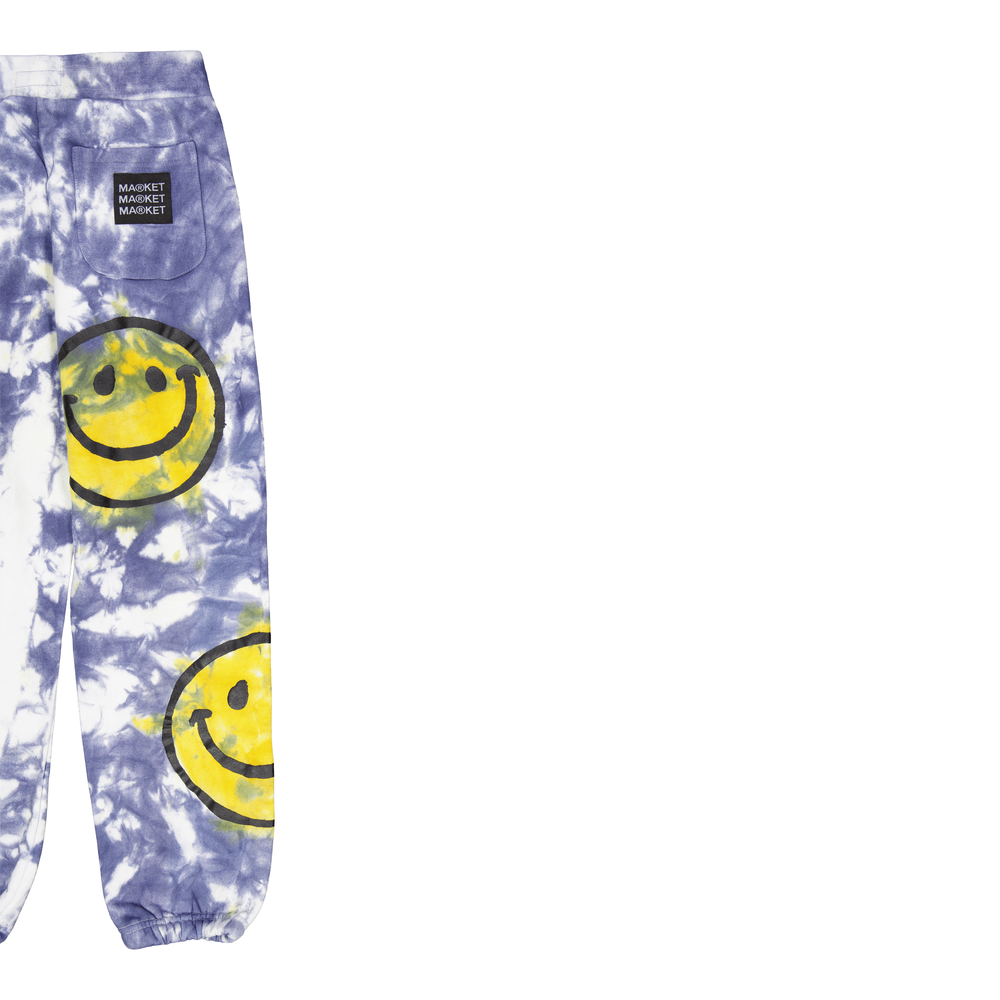 Smiley Sun Dye Sweatpant Yellow Blue Tie-dye - Bild 4