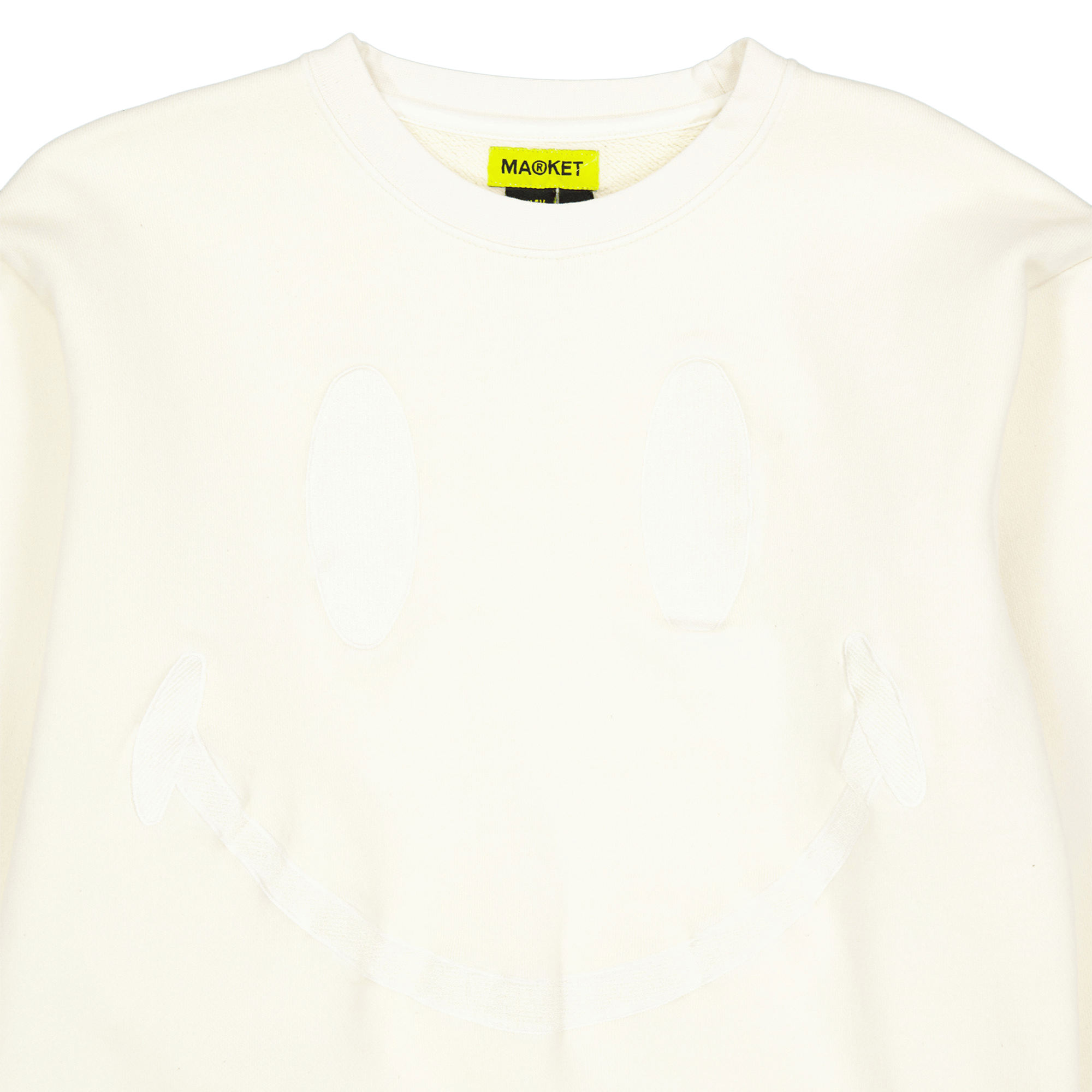 Smiley Oversized Crew Neck Swe Cream - Bild 3