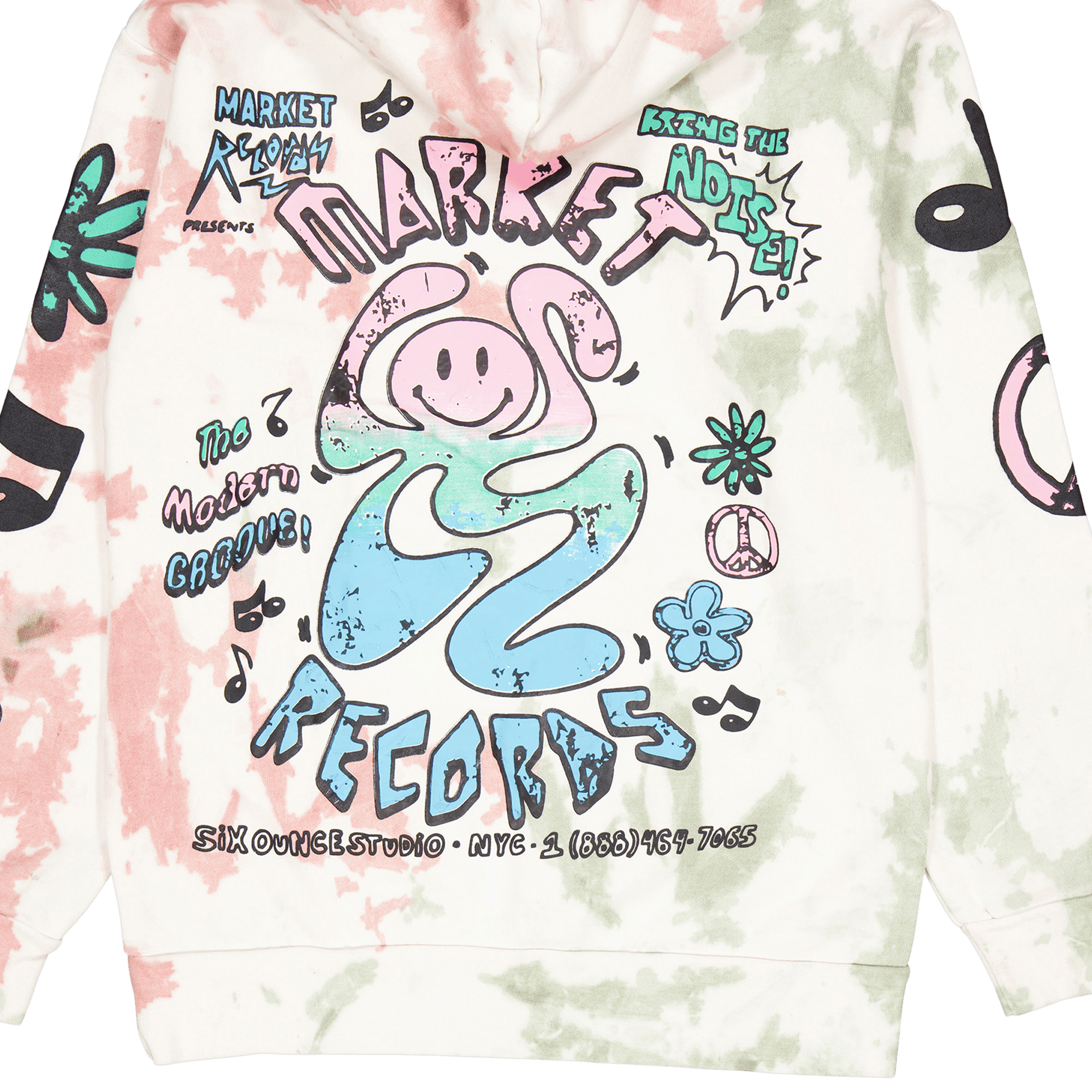 Smiley Market Records Angel Si Sand Tie-dye - Bild 4