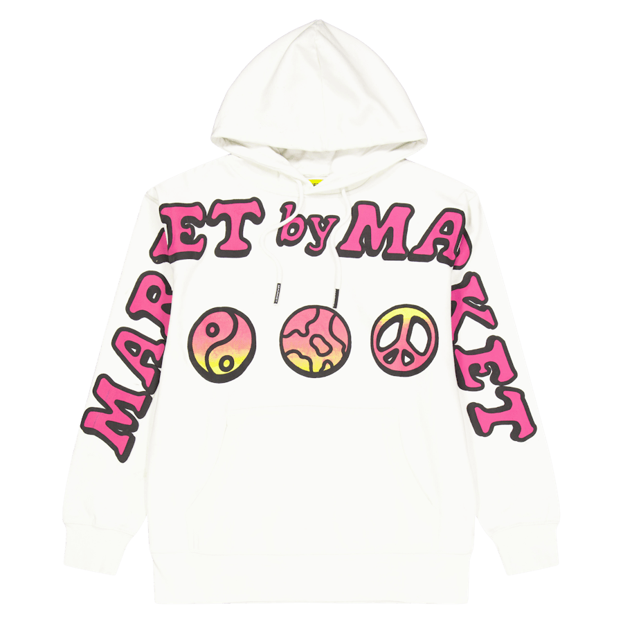 Cali Lock Peace Hoodie Cream