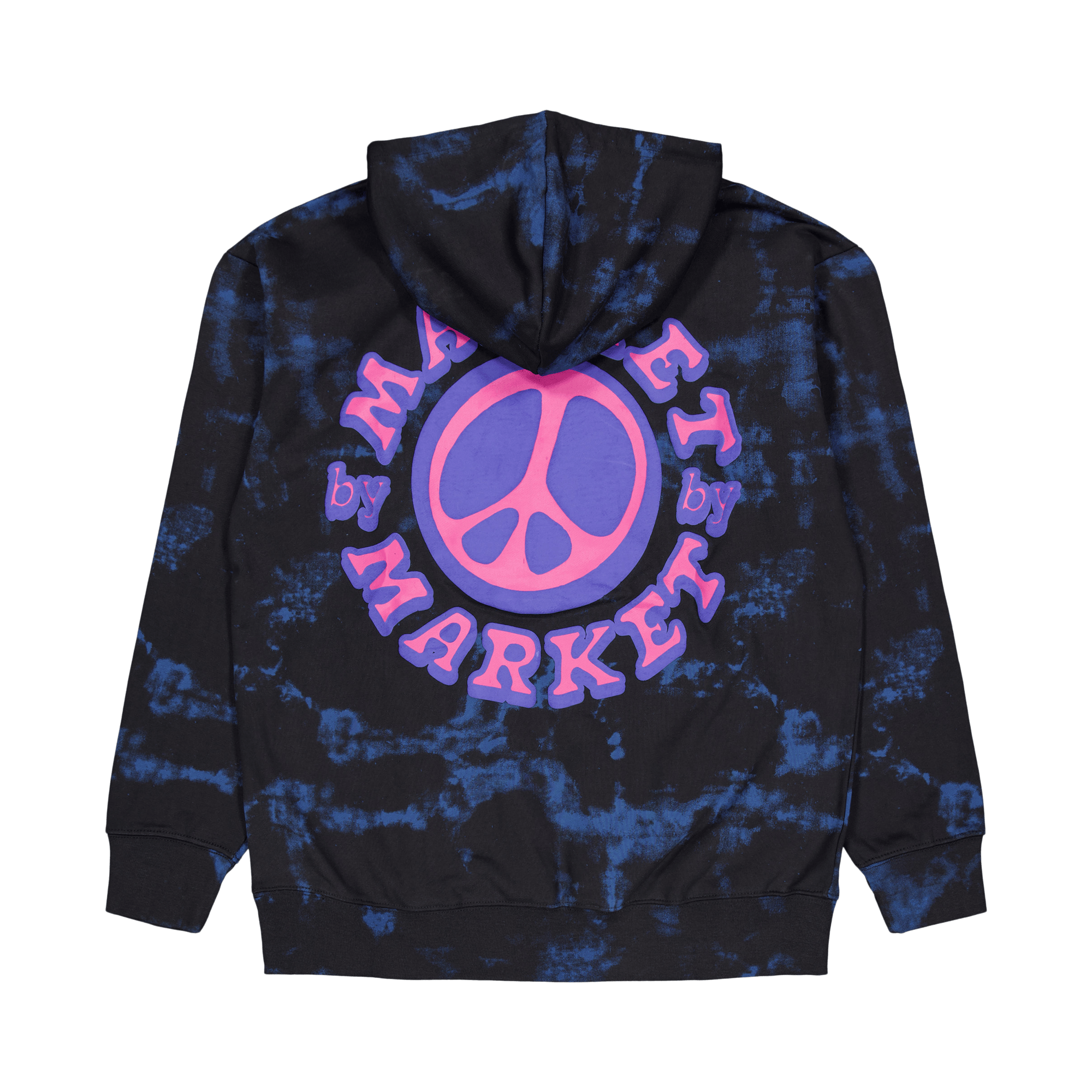 Cali Peace Tie-dye Hoodie Navy Smoke Tie-dye - Bild 3