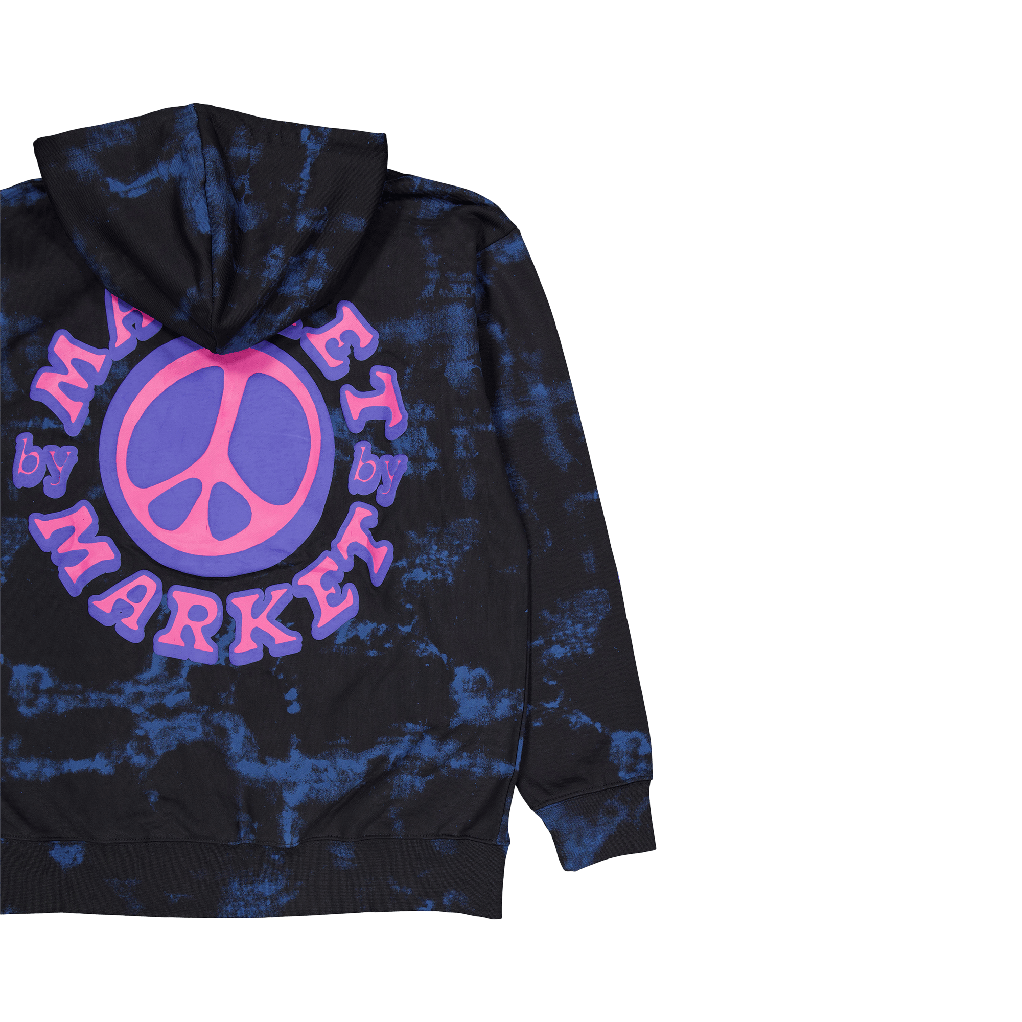 Cali Peace Tie-dye Hoodie Navy Smoke Tie-dye - Bild 4