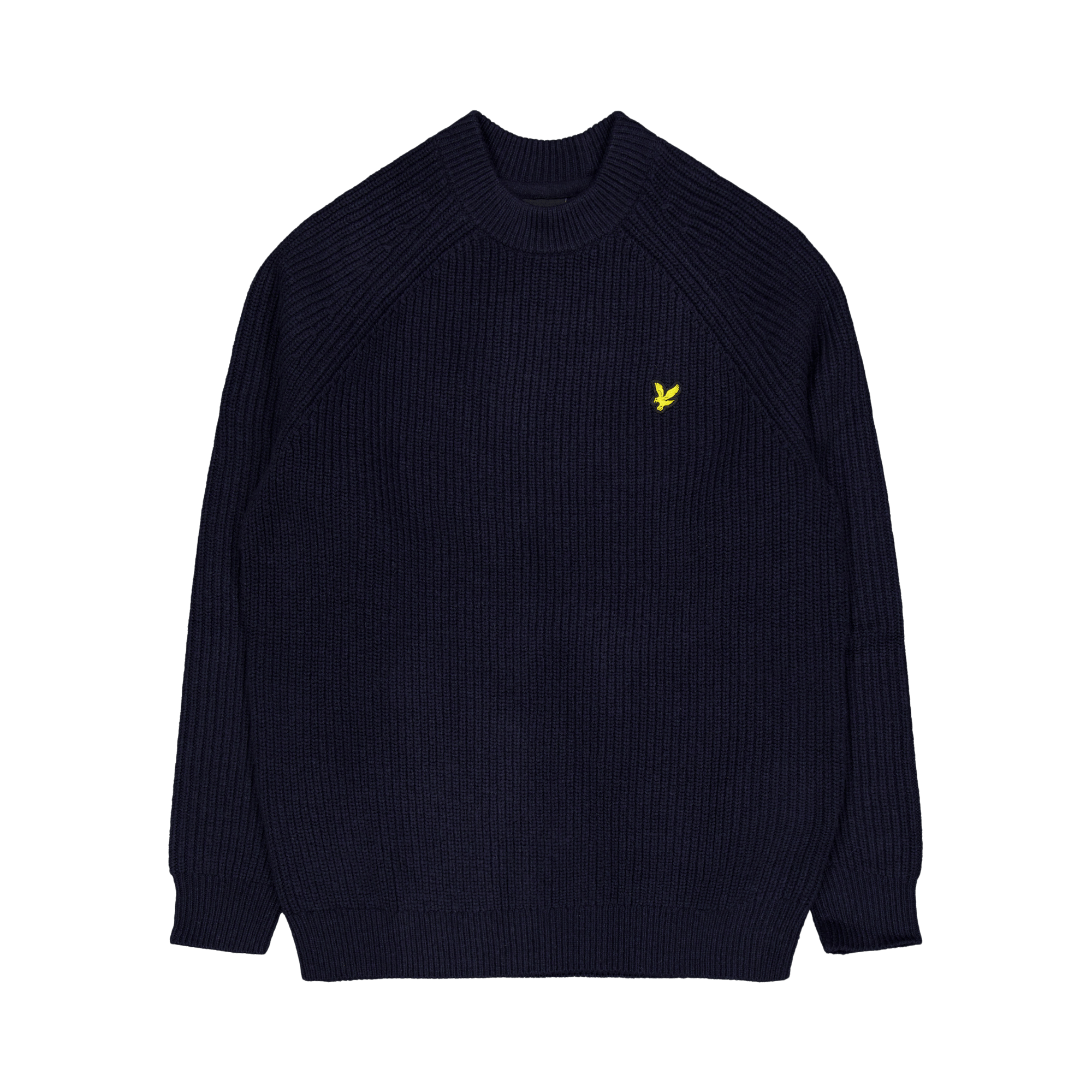 Lyle & Scott Shaker Stitch Mock Neck Jumper Z271 Dark