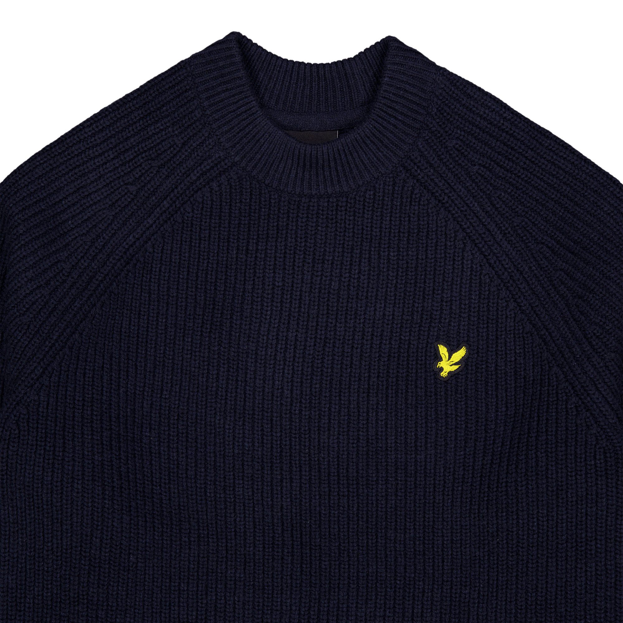 Lyle & Scott Shaker Stitch Mock Neck Jumper Z271 Dark - Bild 3