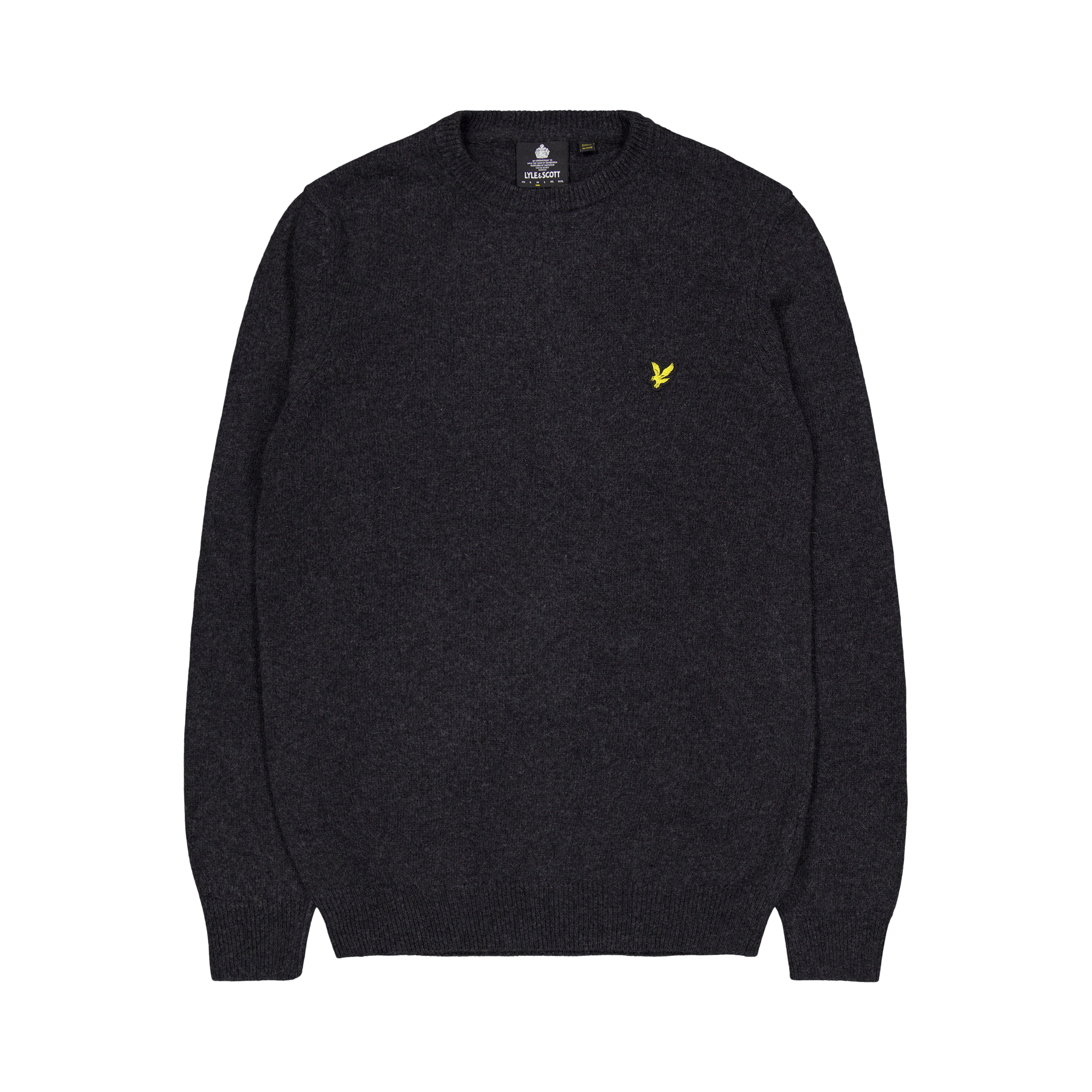 Crew Neck Lambswool Blend Jump 398  Marl