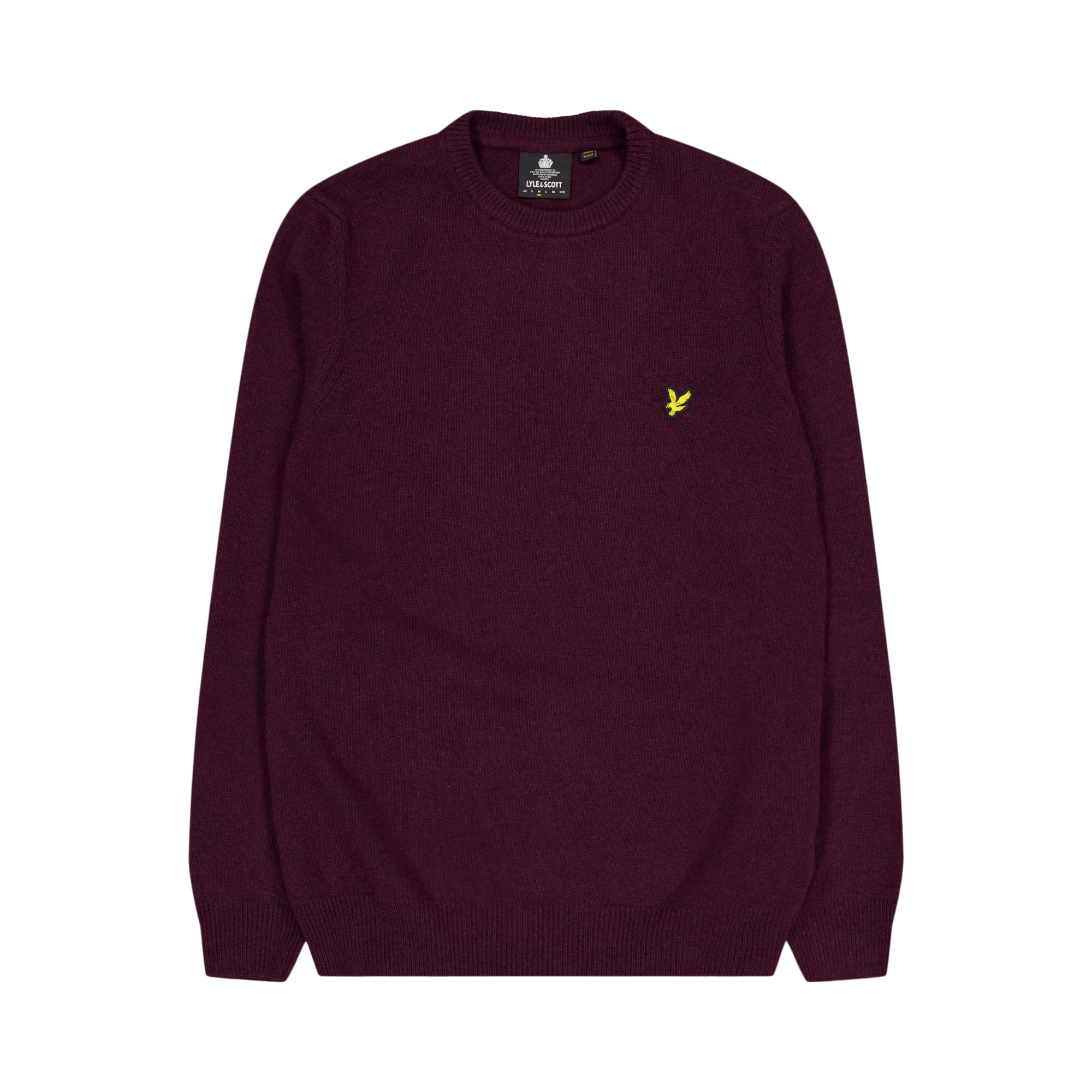 Lyle & Scott Crew Neck Lambswool Blend Jump Z638  Marl