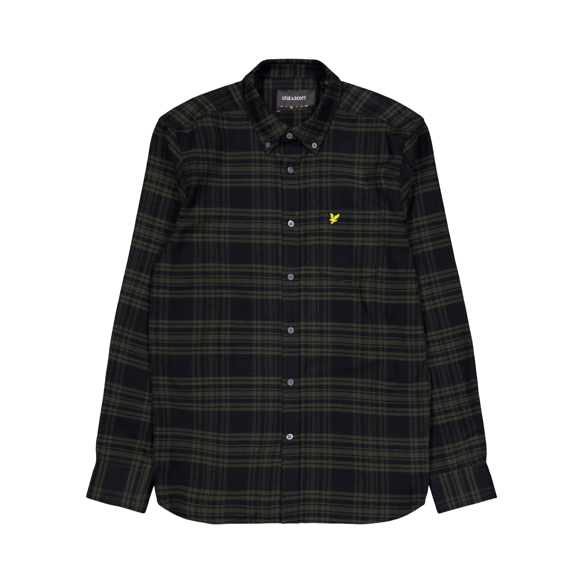 Check Flannel Shirt W995 Mountain Moss
