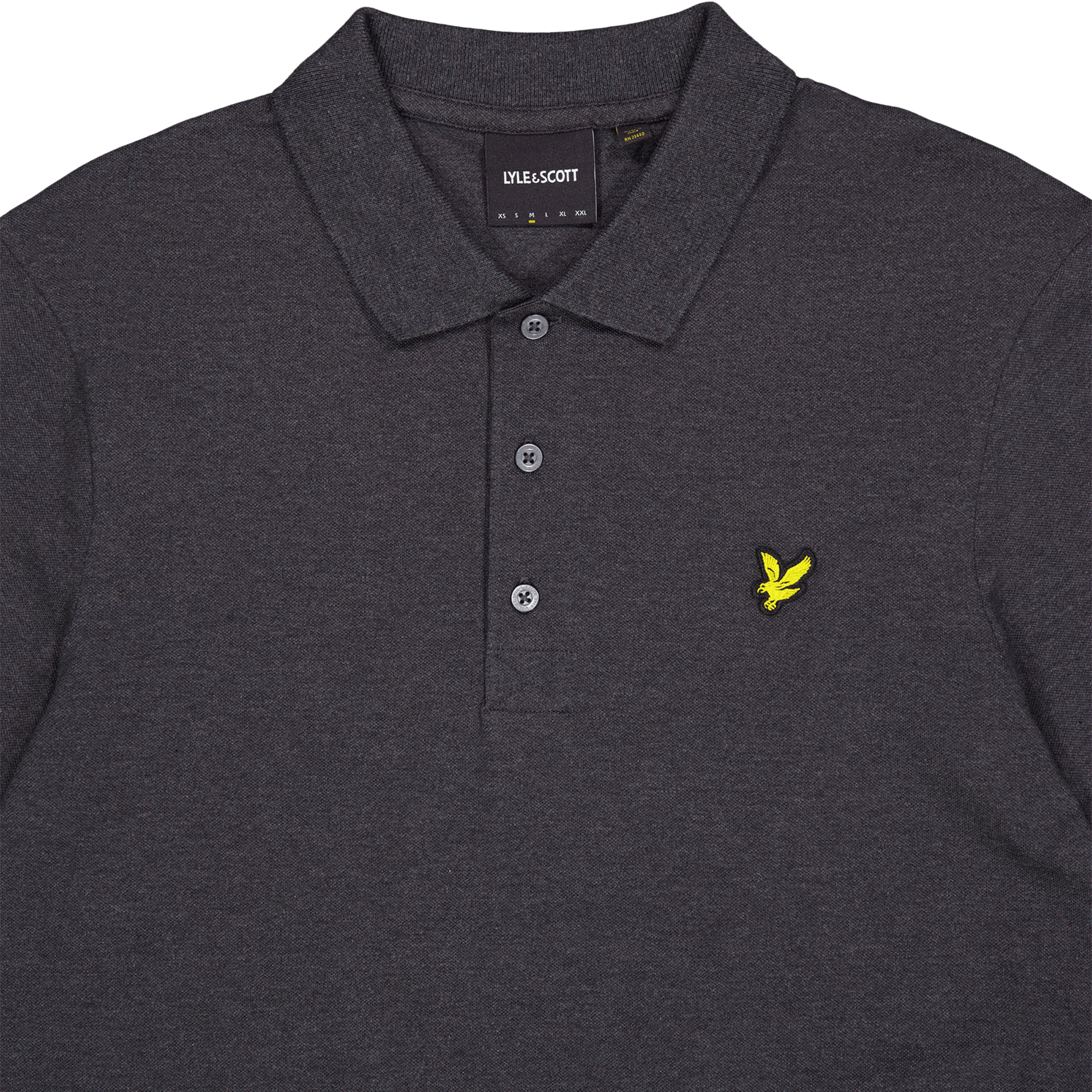 Plain Polo Shirt 398  Marl - Bild 3
