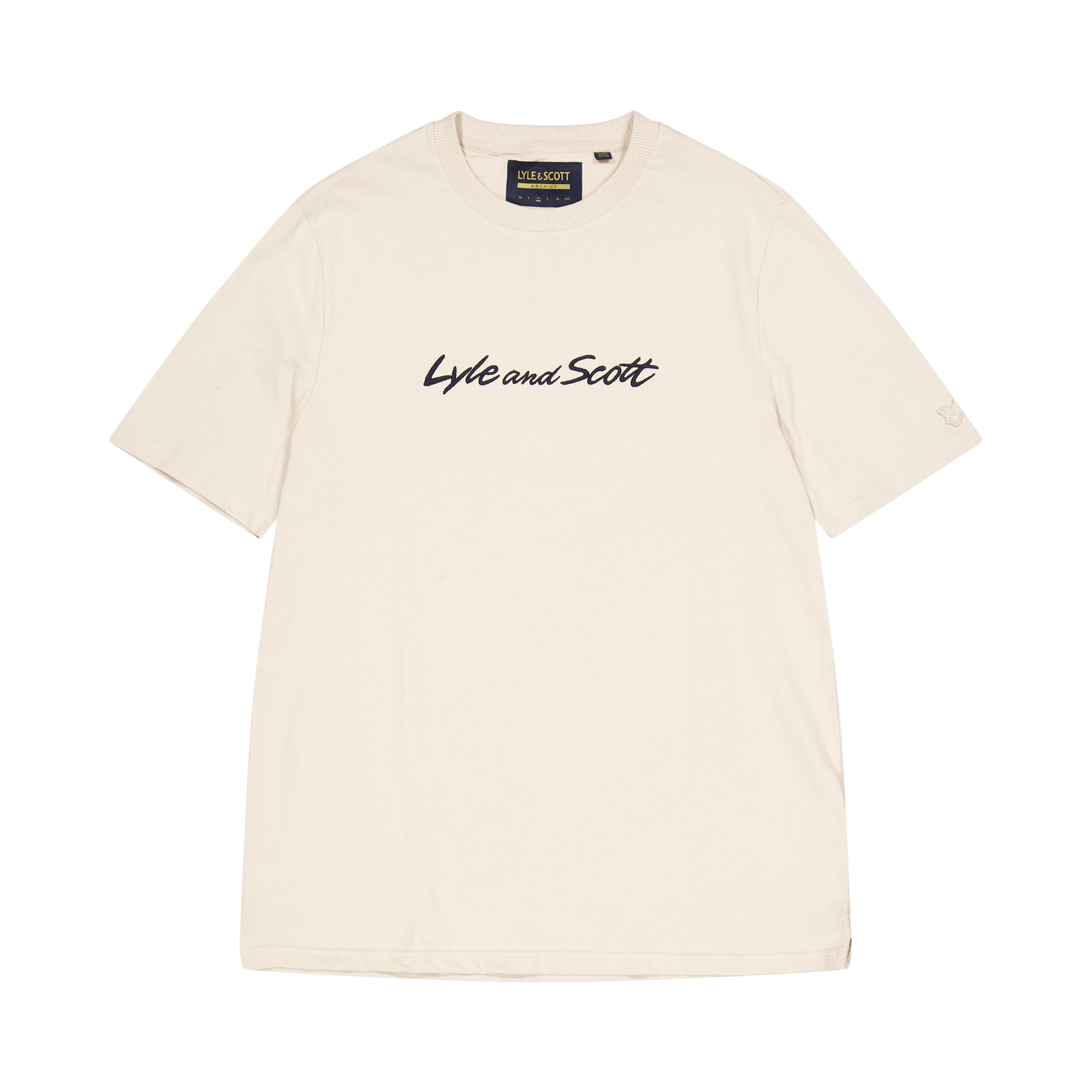 Script Embroidery T-shirt W949 Viaduct