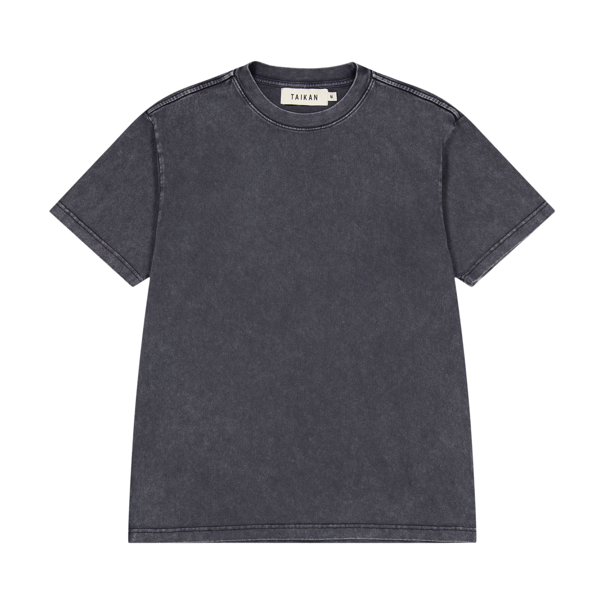 Heavyweight S/s T-black Acid Black Acid, Male, Apparels, Tops, Black, L