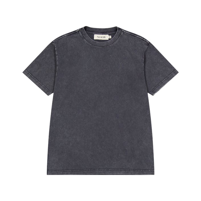 Heavyweight S/s T-black Acid Black Acid, Male, Abbigliamento, Tops, Nero, XXL