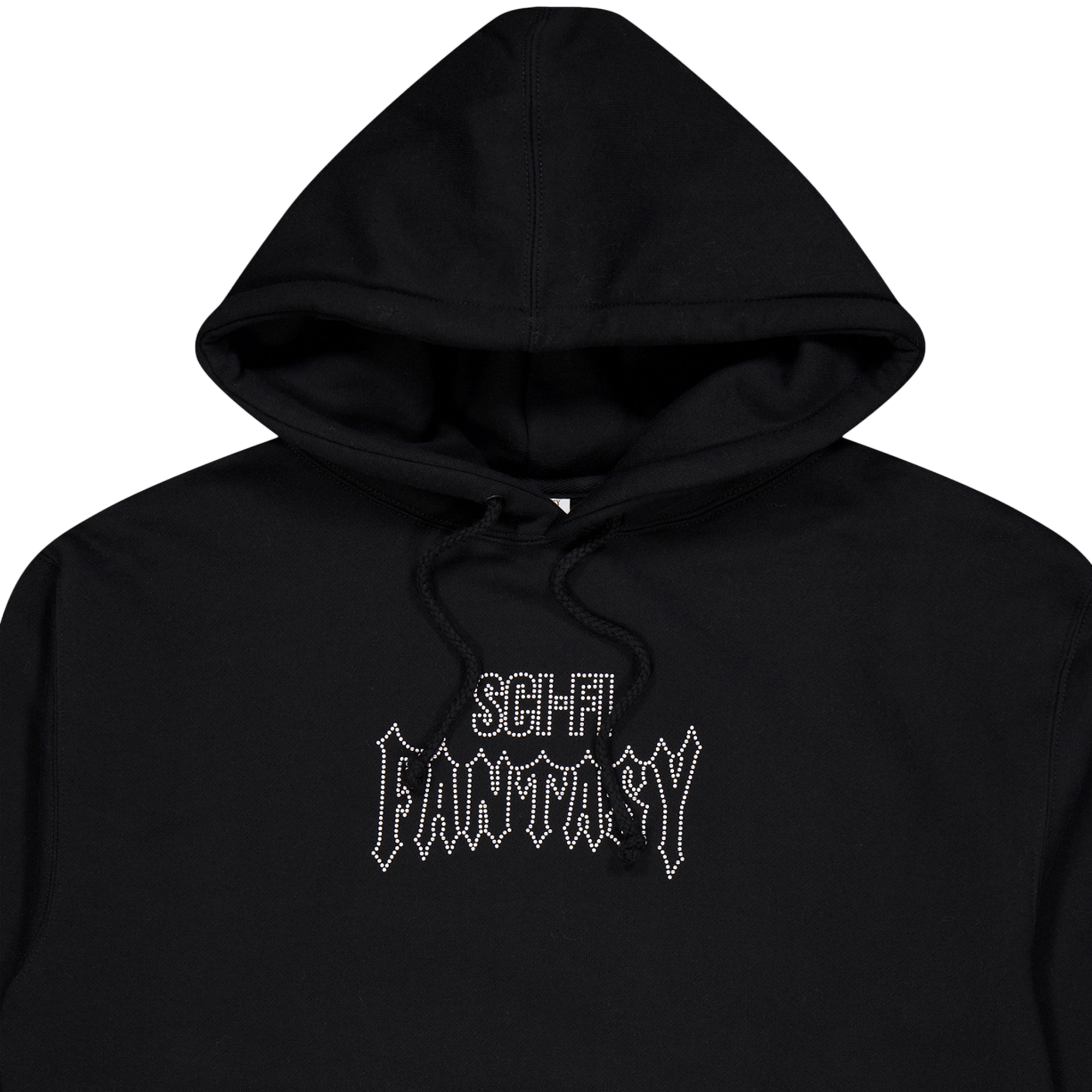 Studded Biker Hood Black - Bild 3