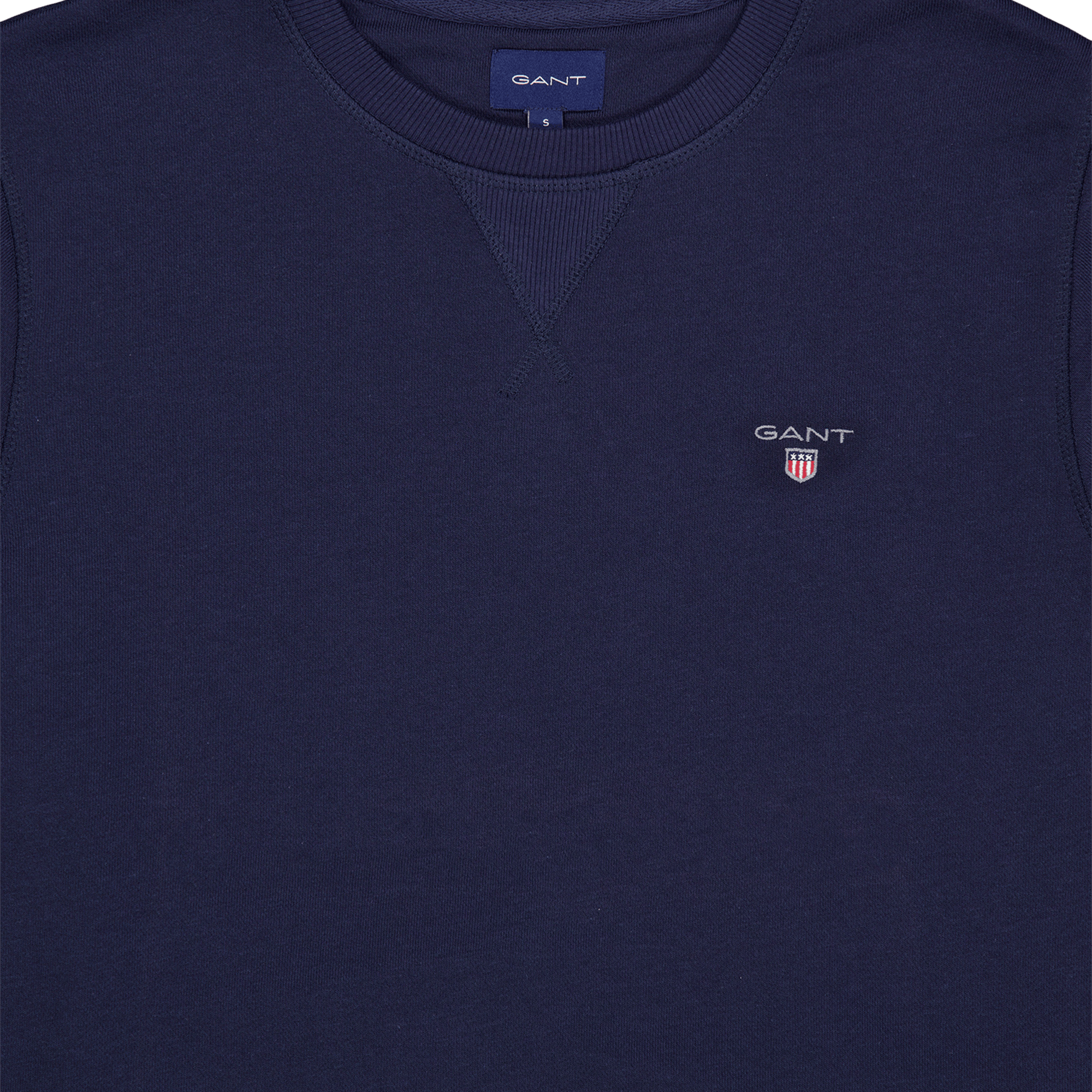 Gant Sweatshirt Com Decote Red Evening Blue - Bild 3