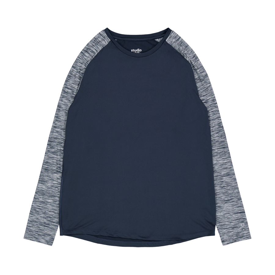 Raglan Long Sleeve Blu