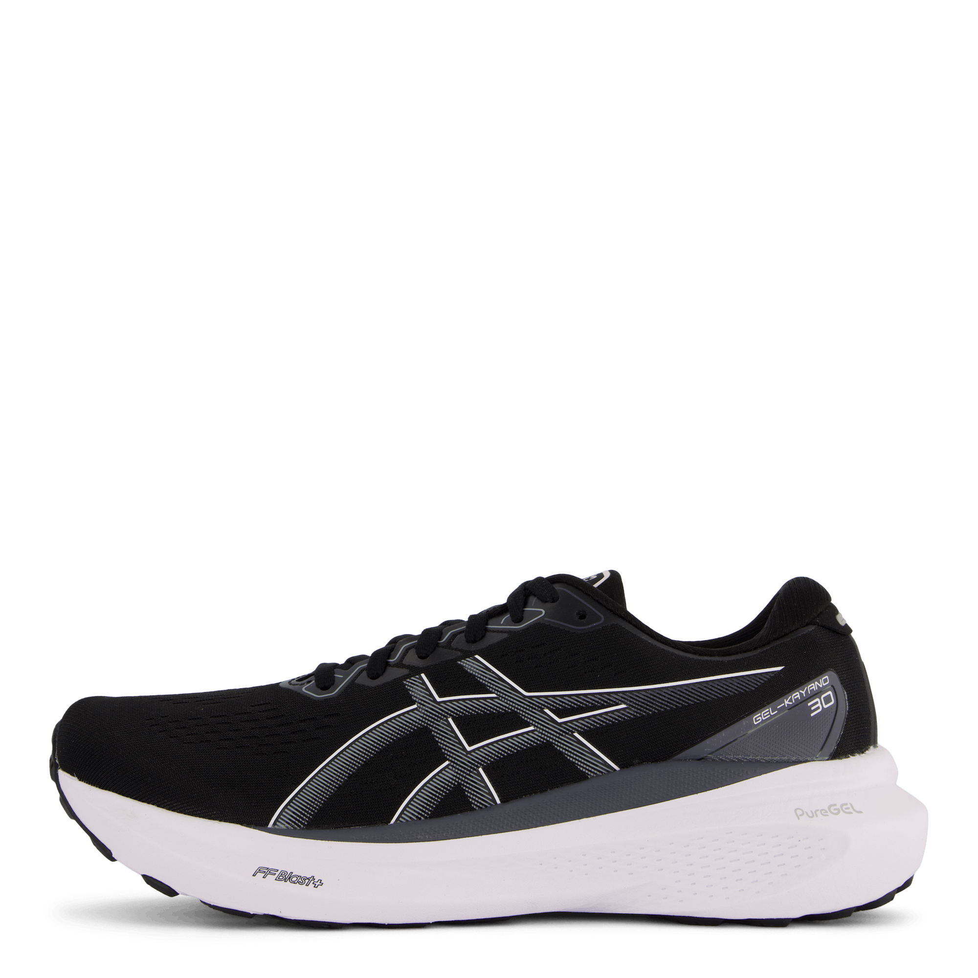 Gel-kayano 30 Black/ Sheet Rock, Unisex, Skor, Sneakers, sportskor, ASICS/Svart, EU 46