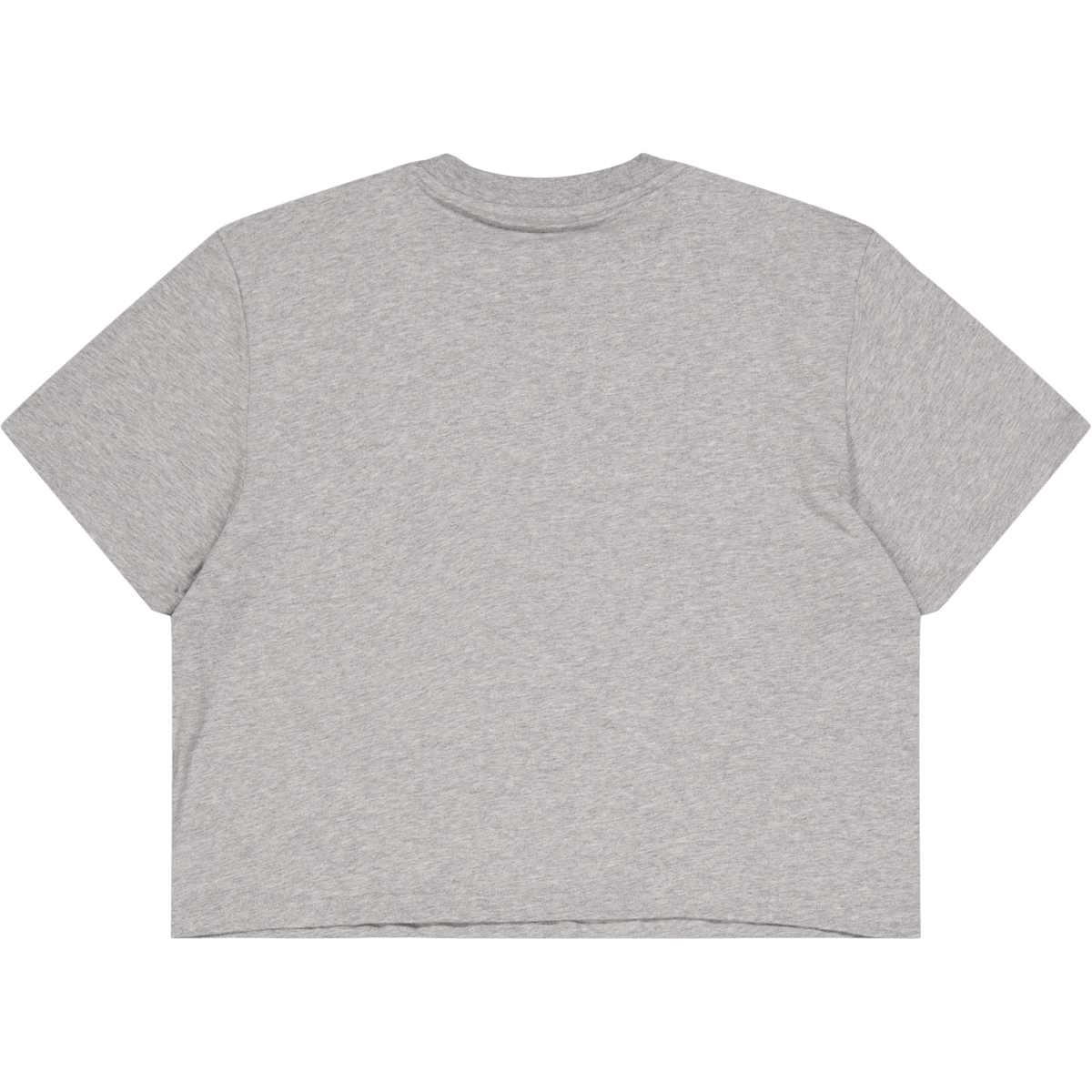 Essentials 3-Stripes Single Jersey Crop Top Medium Grey Heather