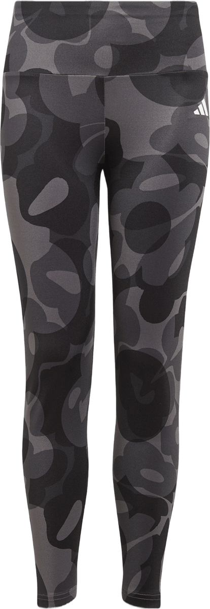 Essentials AEROREADY Seasonal Print High-Waist 7/8 Leggings Kids Black