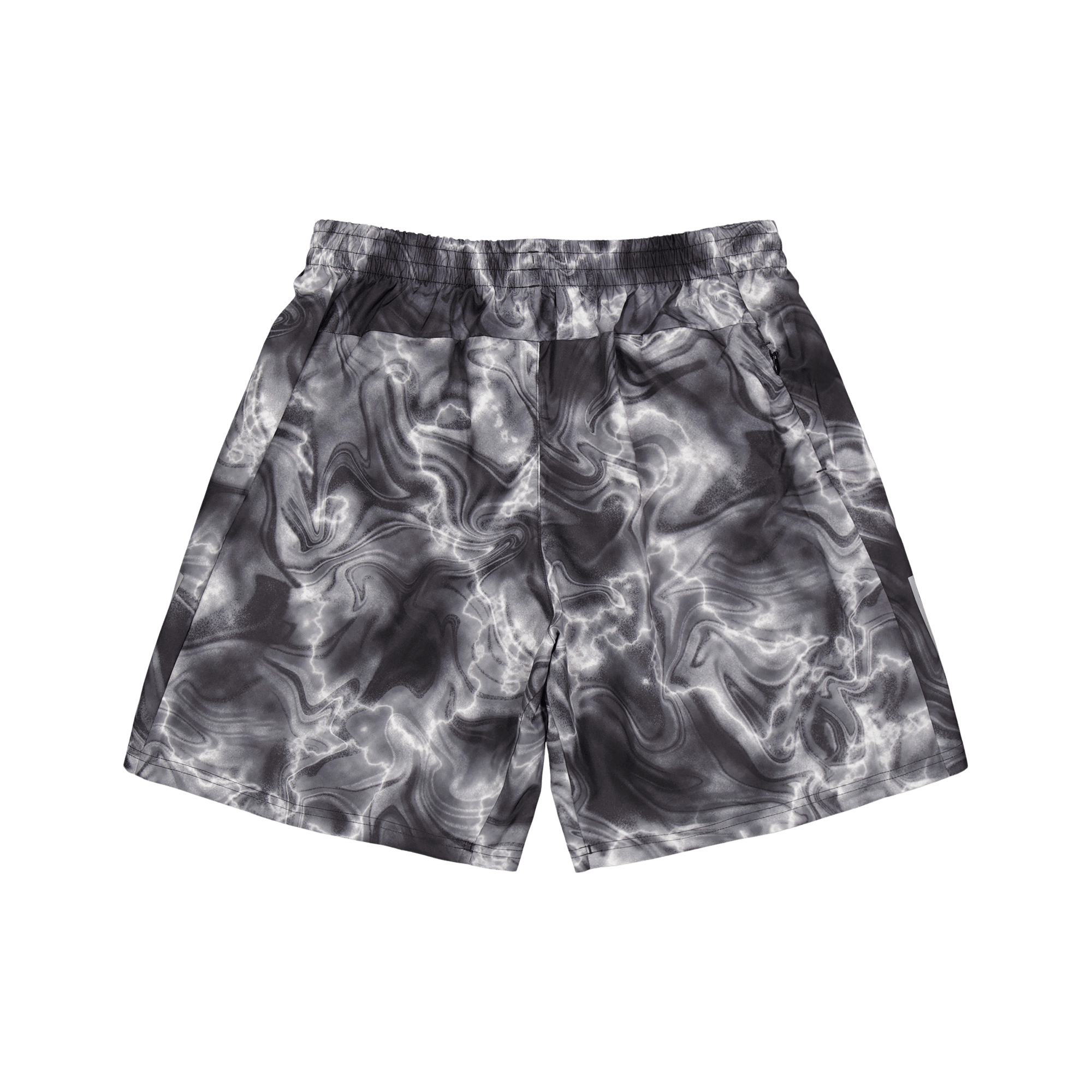 Own the Run Allover Print Shorts White - Bild 2