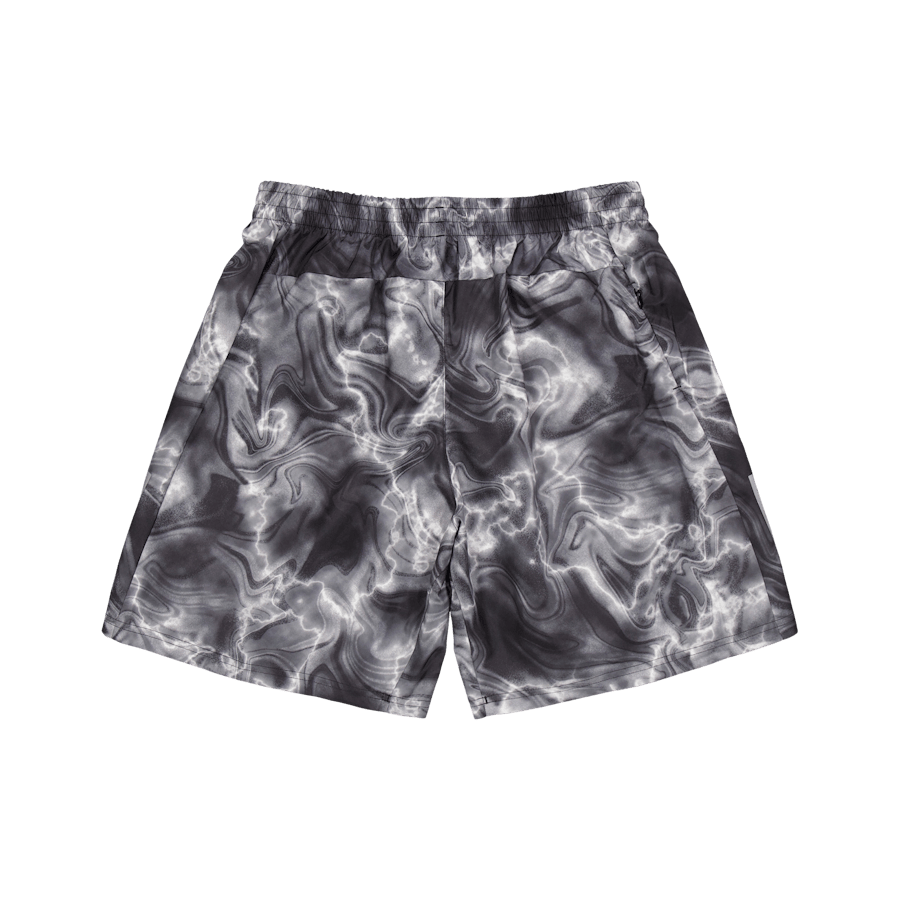 Own the Run Allover Print Shorts White - Bild 2