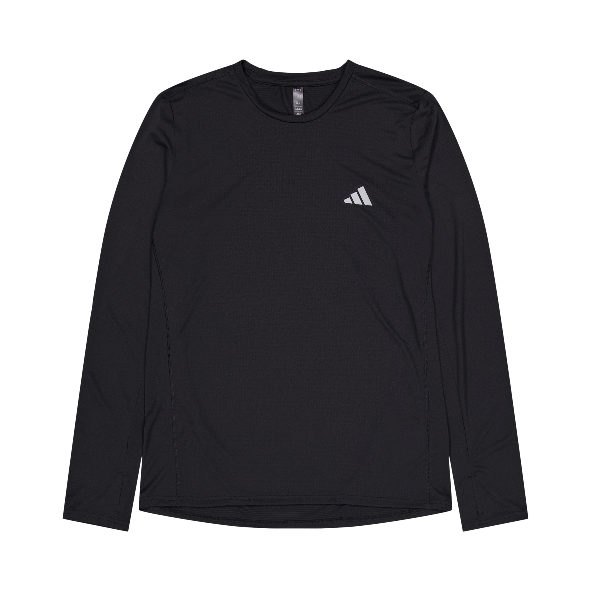 Run It Long Sleeve Sweatshirt Black, Male, Apparels, Shirts, Running, Black, XL