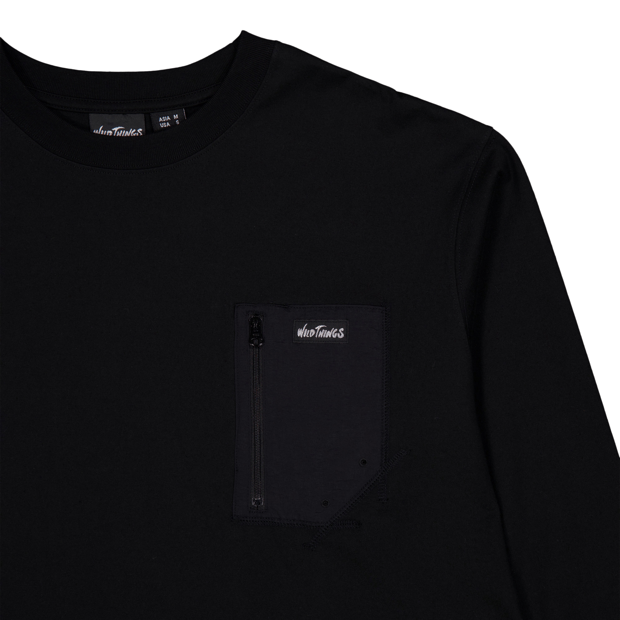 Long Tee Pocket Black - Bild 3