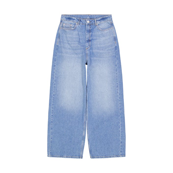 Baggy Jeans Blue Stonewash, Male, Vêtements, Bottoms, Bleu, XL