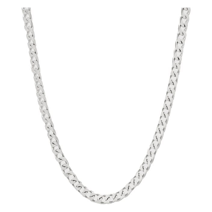 Frankie Chain 925 Sterling Silver - 20.5 Inc, Unisex, Attrezzature, altri accessori, Argento, ONESIZE