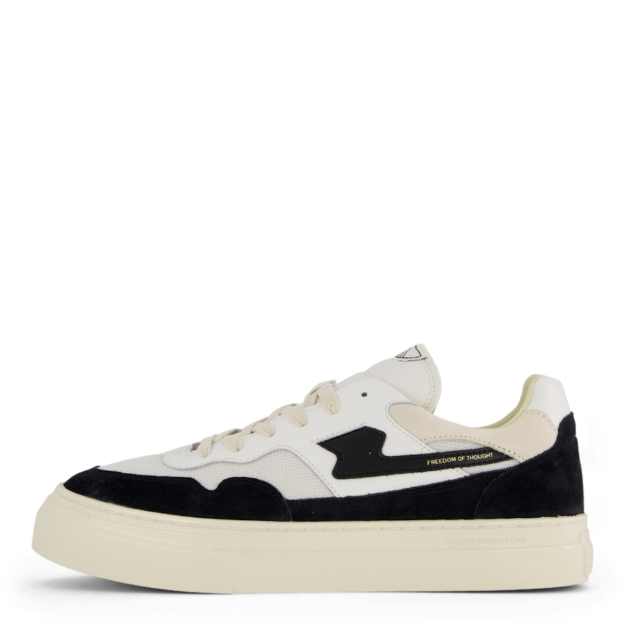 Pearl S-strike Suede Mix Wht/blk