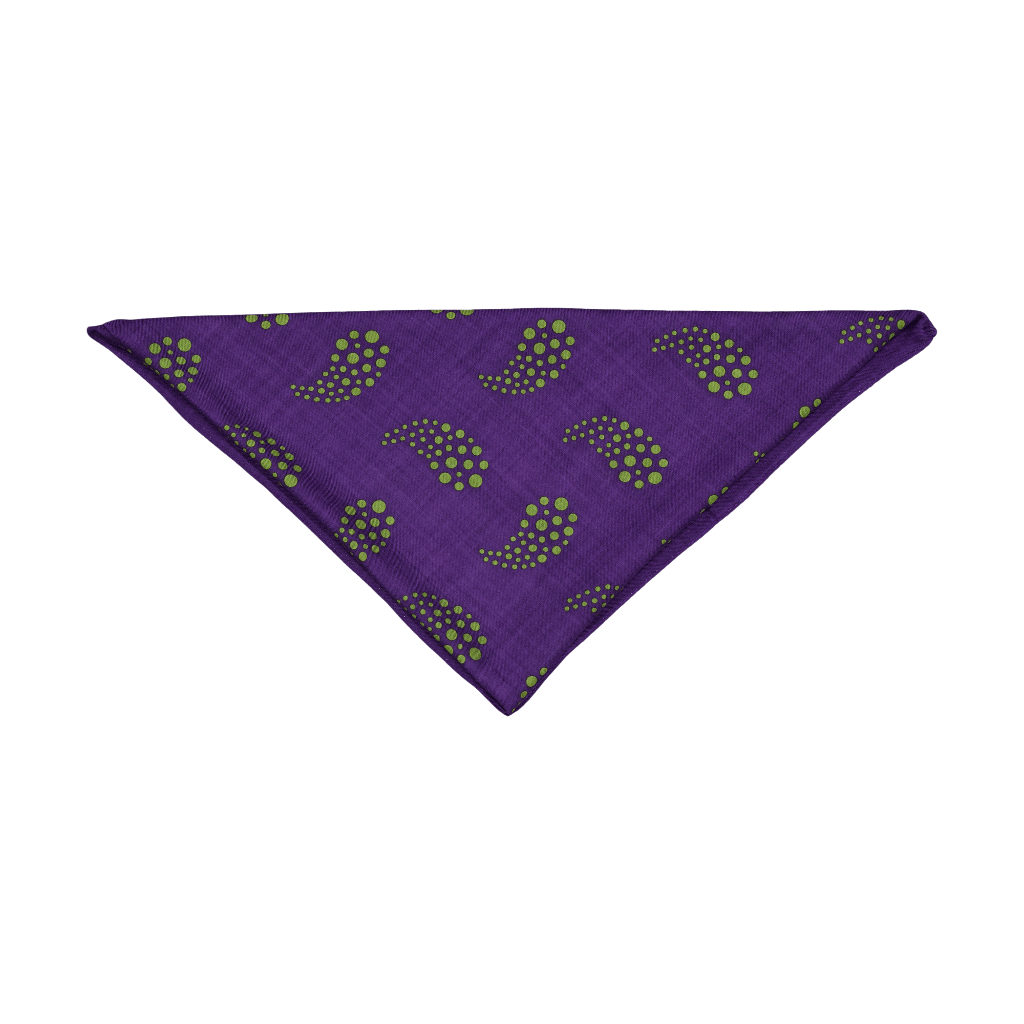 Scarf – W/s Twill / Paisley Pr A-purple