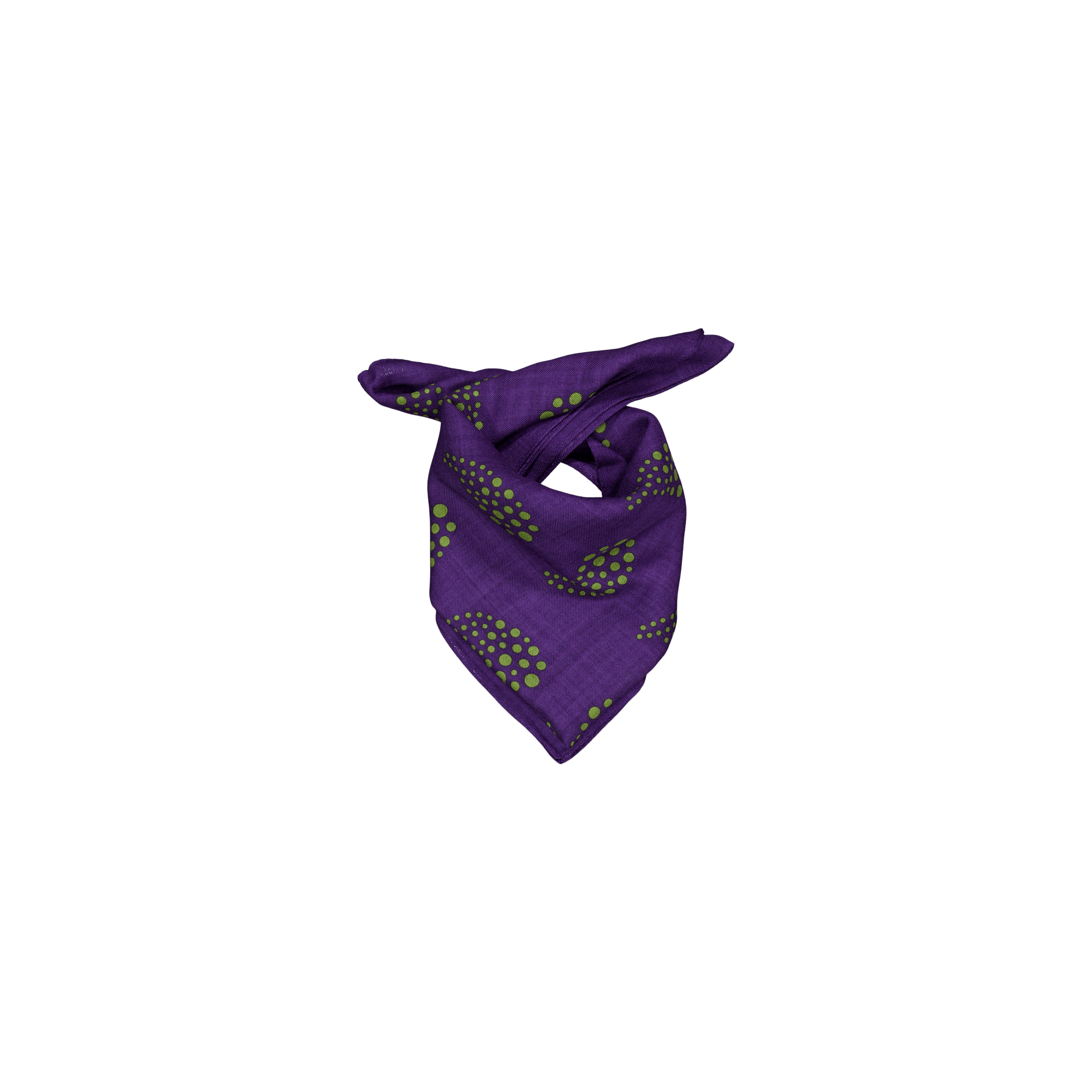 Scarf - W/s Twill / Paisley Pr A-purple - Bild 2