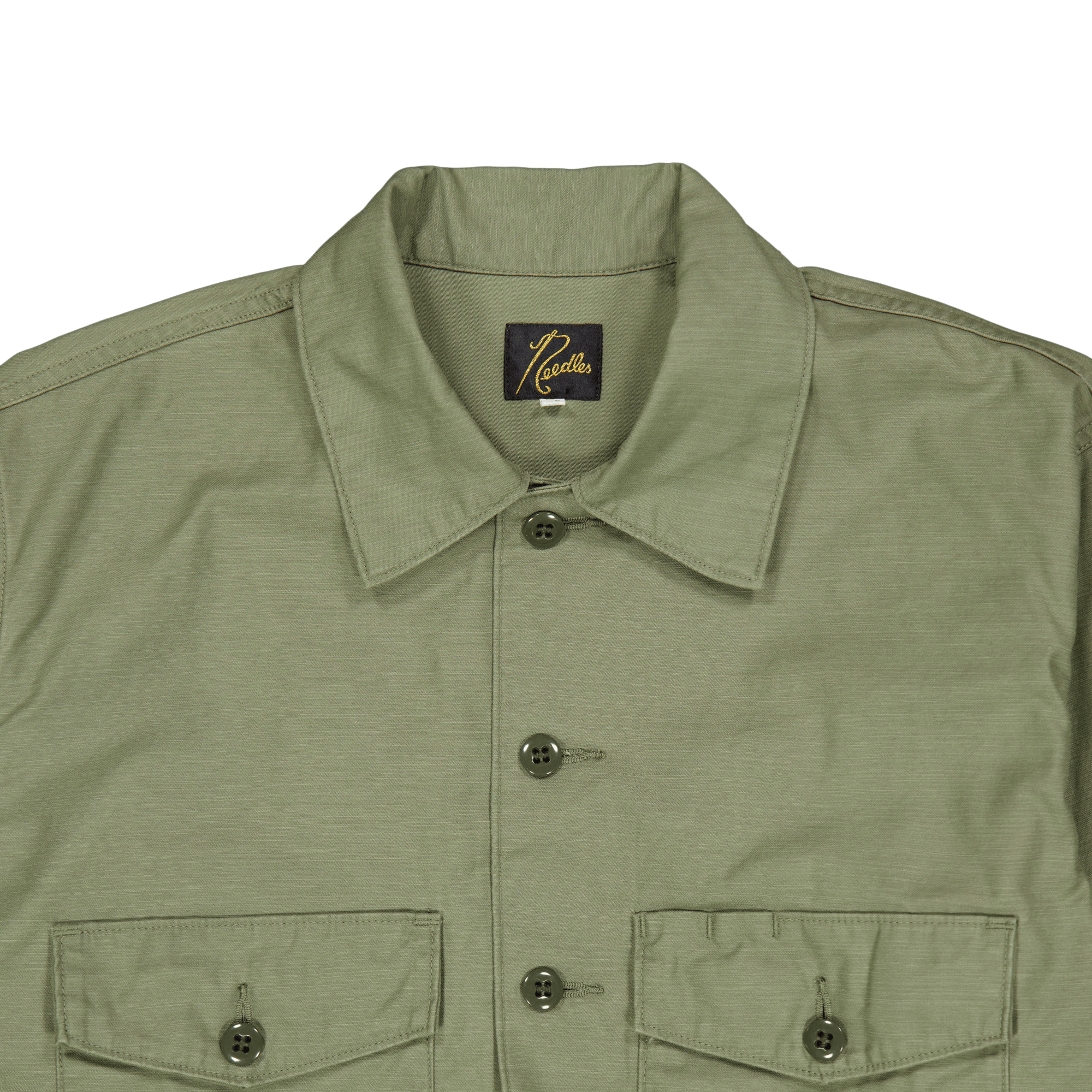 L/s Fatigue Shirt - Back Satee A-olive - Bild 3