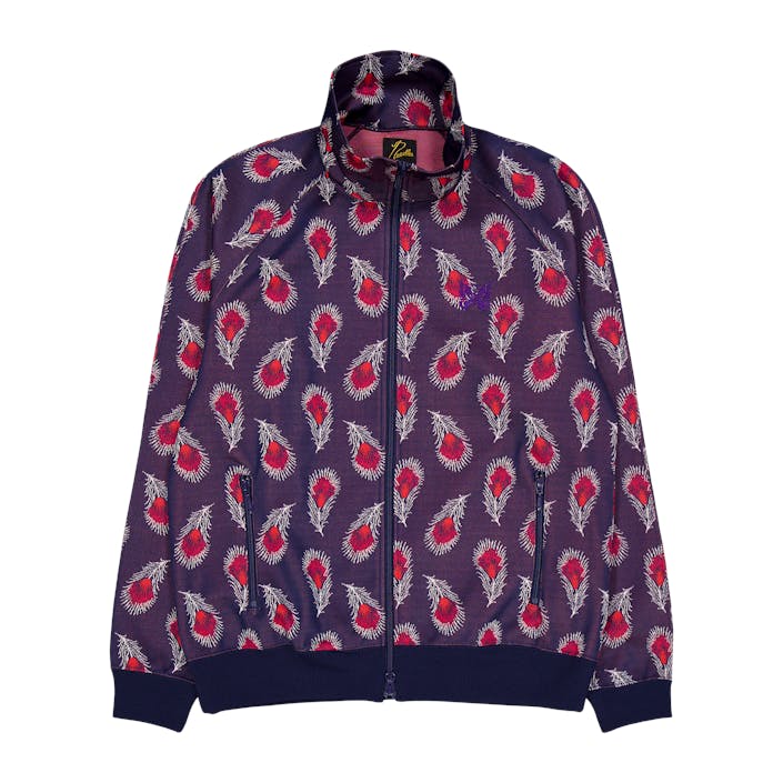 Track Jacket - Poly Jq E-feather, Male, Klær, hettegensere og gensere, Blå, S