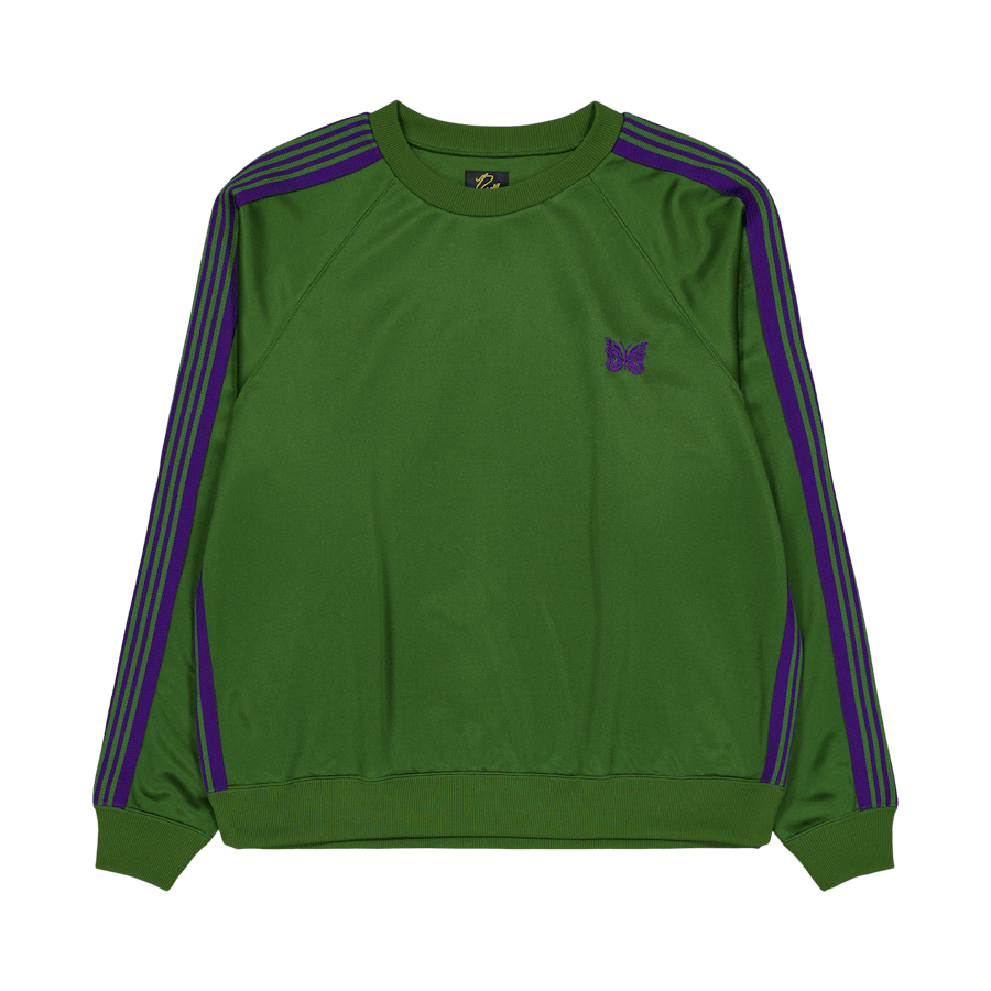 Track Crew Neck Shirt – Poly S A-ivy Green