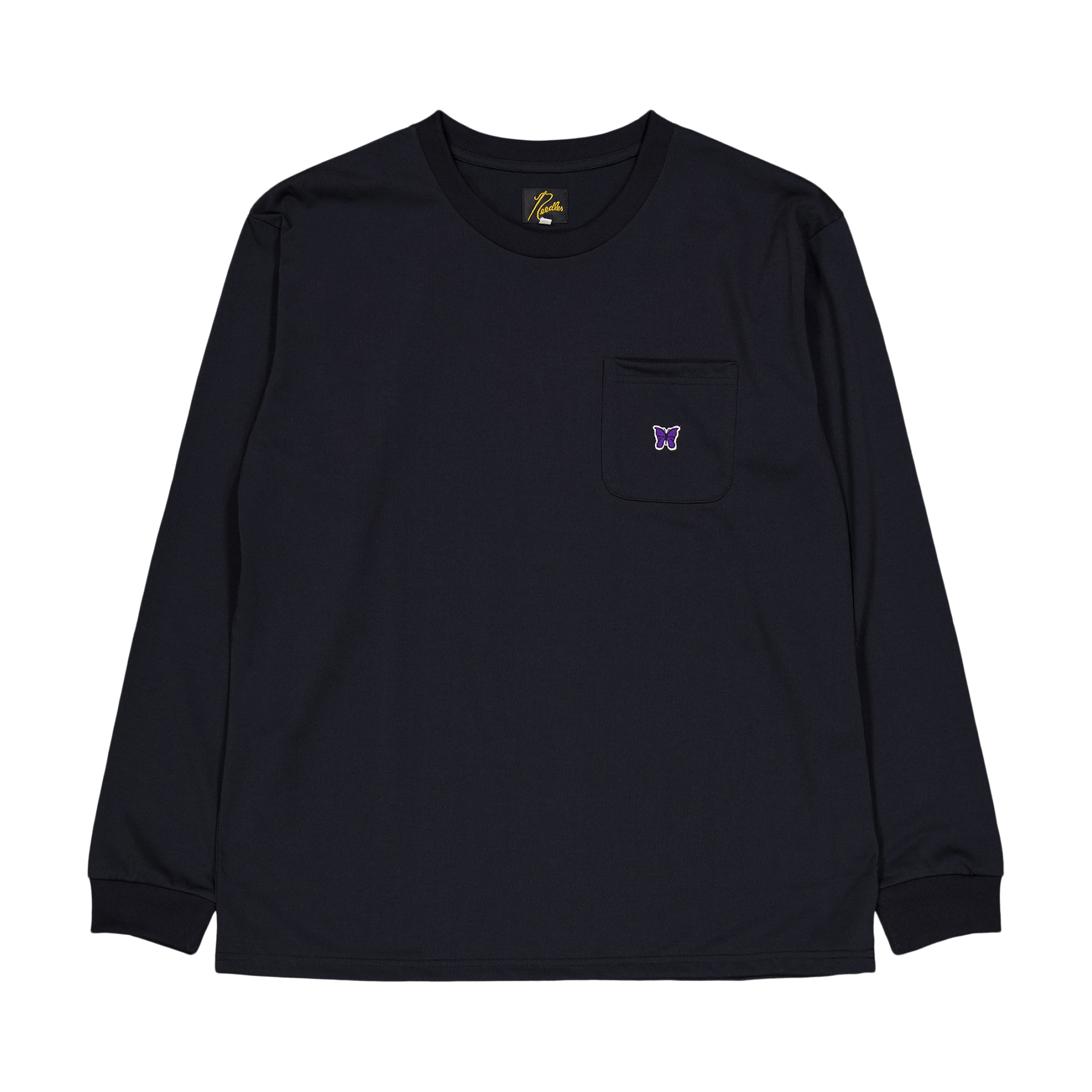 L/s Crew Neck Tee – Poly Jerse C-black