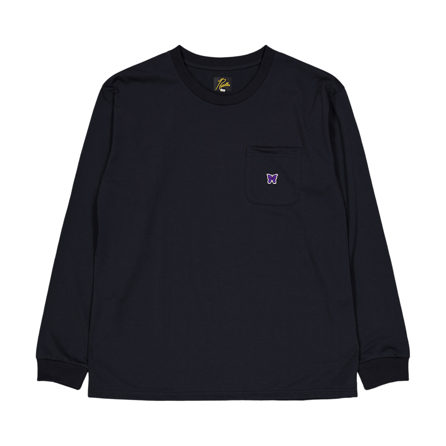 L/s Crew Neck Tee – Poly Jerse C-black