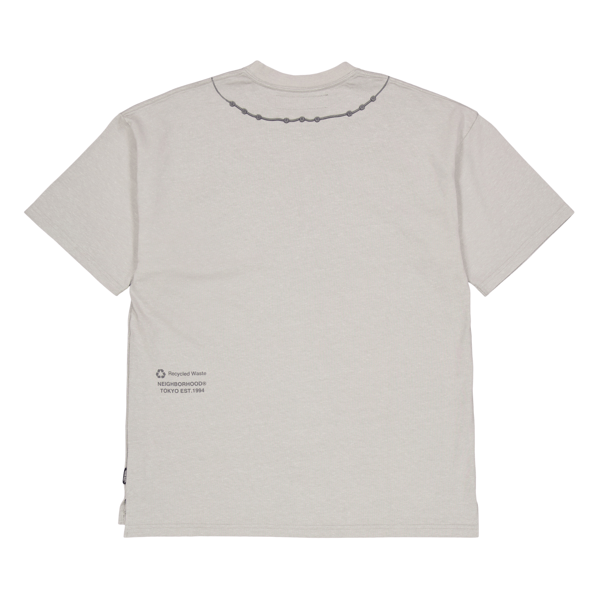 Cross Embroidery Crewneck Ss Gray - Bild 2